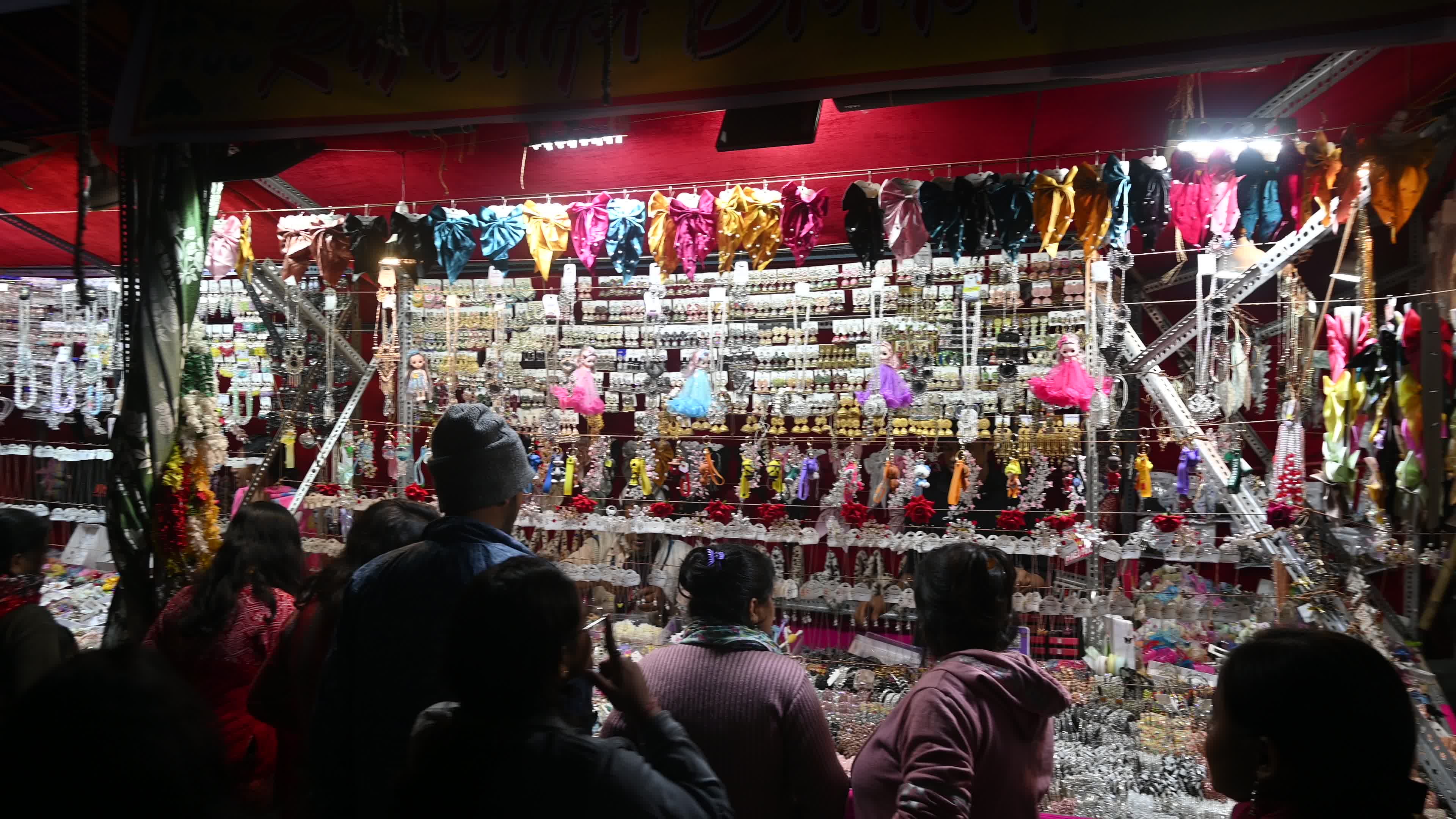 Imitation jewelry shop in India
