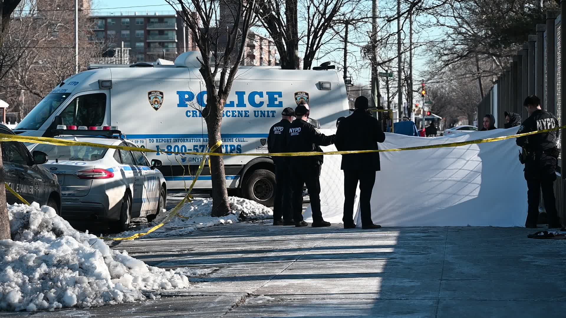 Woman Found Dead On A Sidewalk In Area Of Flatlands Avenue And Van Siclen Avenue In East New York Brooklyn