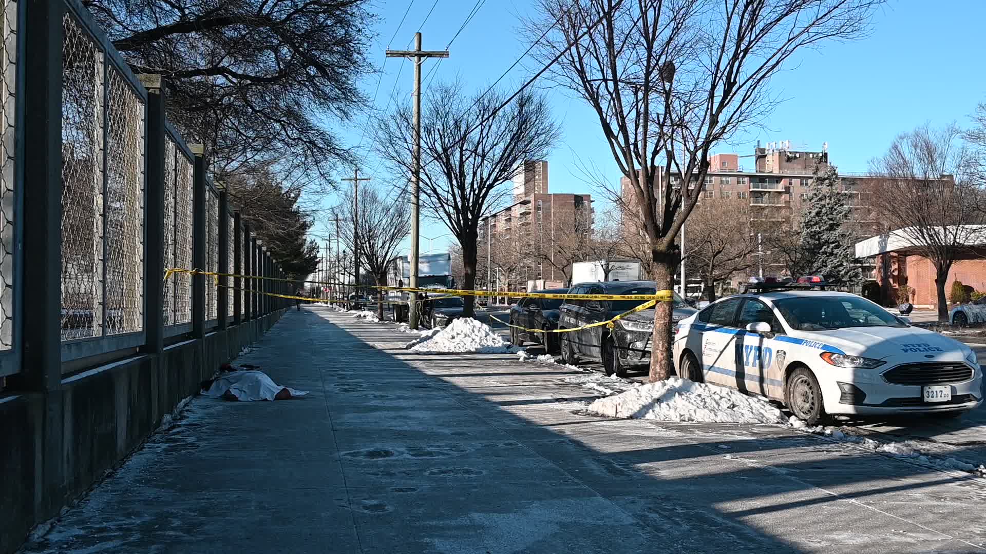 Woman Found Dead On A Sidewalk In Area Of Flatlands Avenue And Van Siclen Avenue In East New York Brooklyn