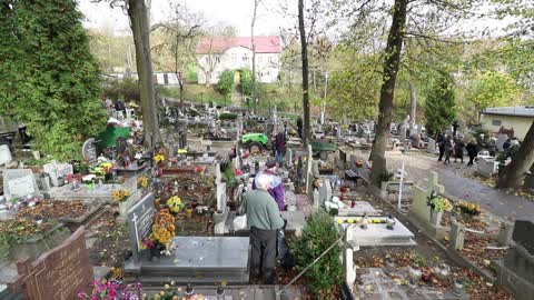 All Saints' Day Preparations In Gdansk