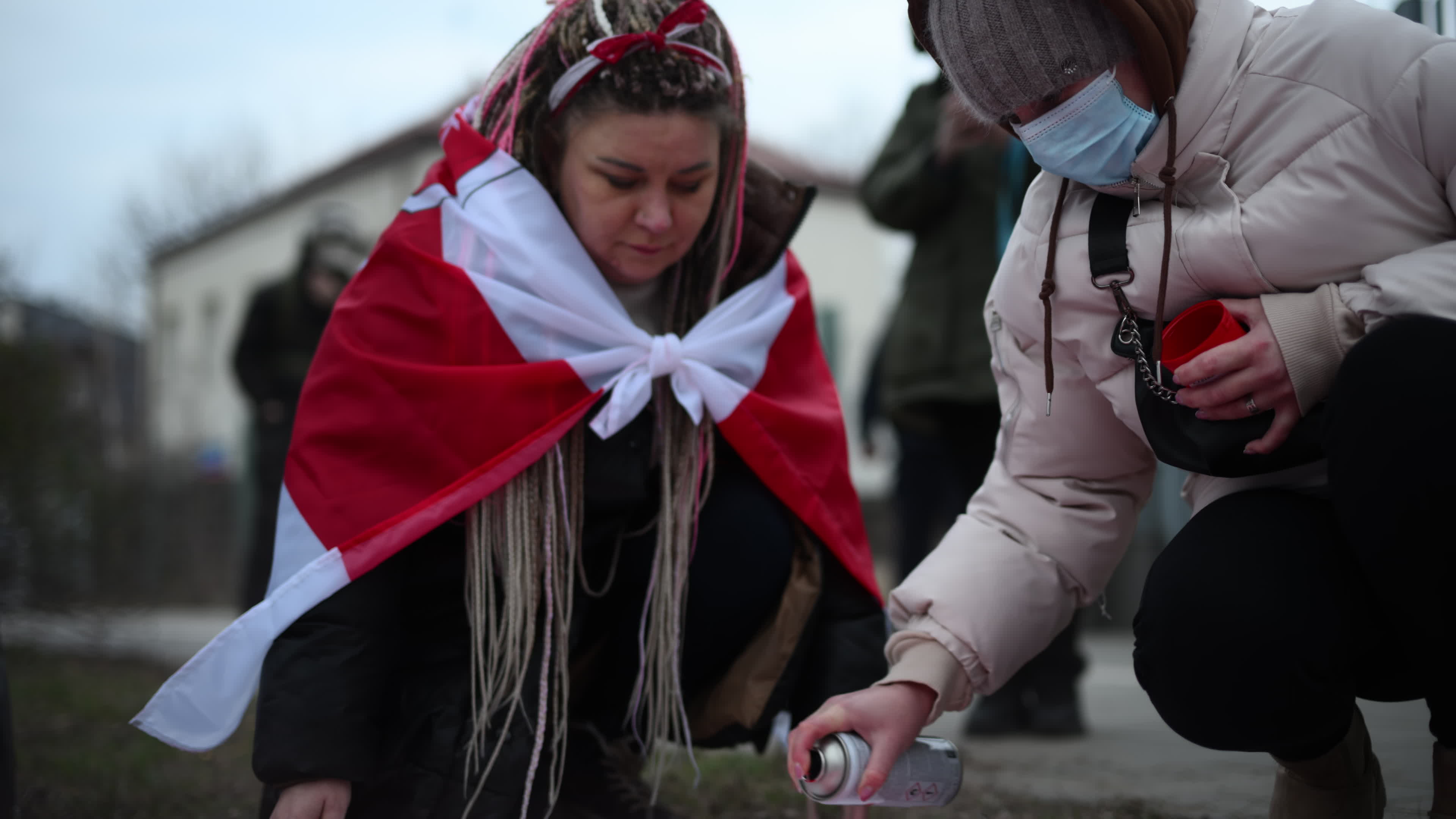Belarus Opposition in Warsaw on Day of Presidential Elections
