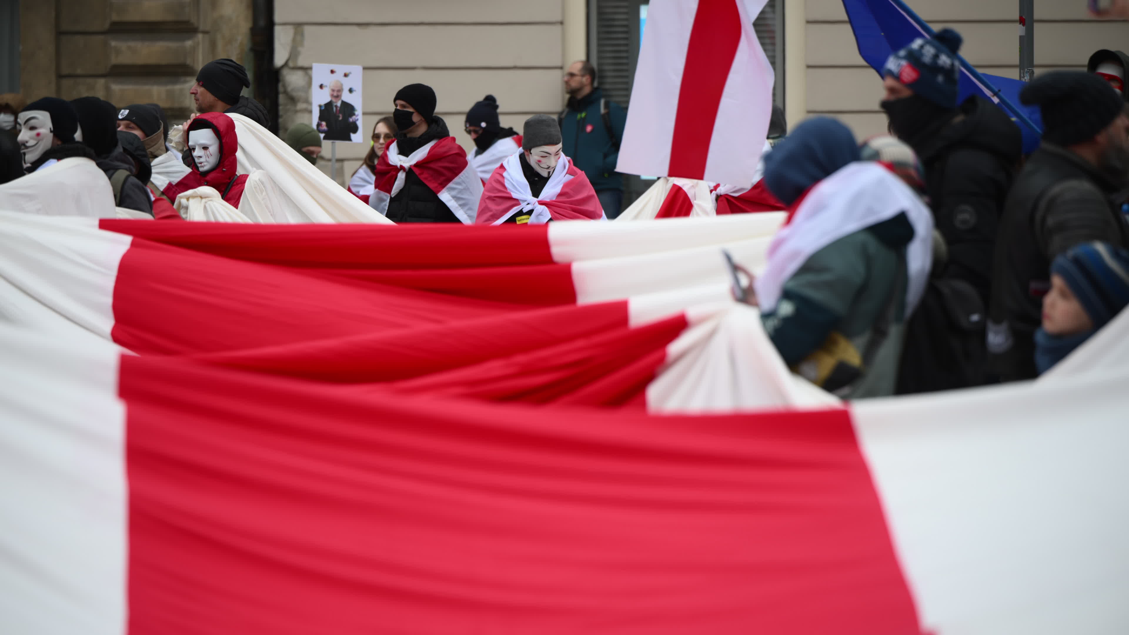 Belarus Opposition in Warsaw on Day of Presidential Elections