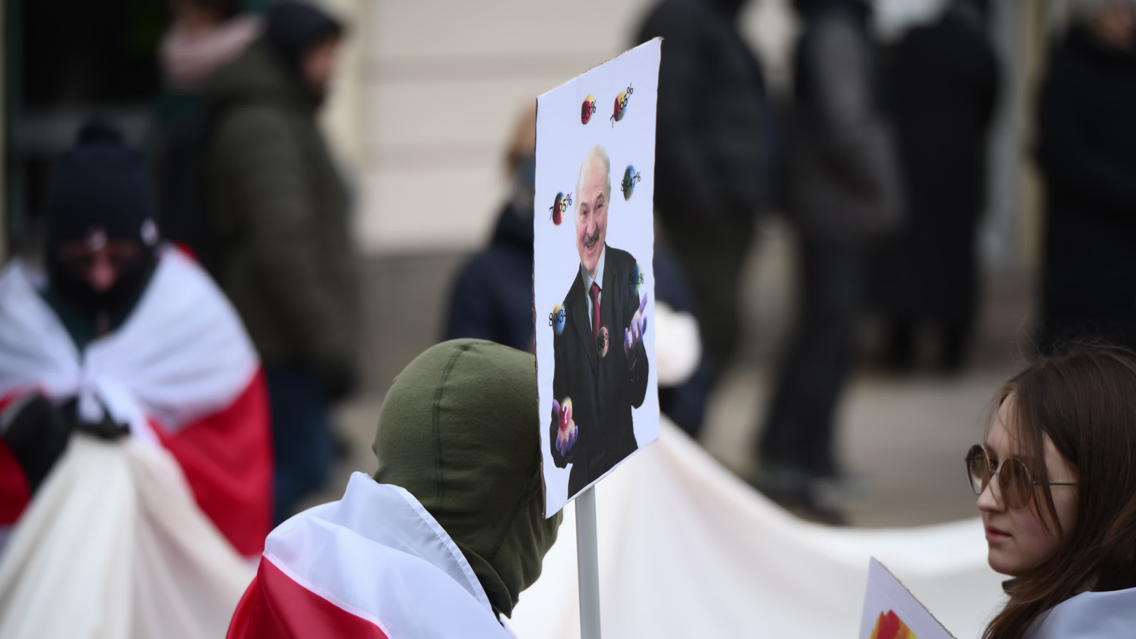 Belarus Opposition in Warsaw on Day of Presidential Elections
