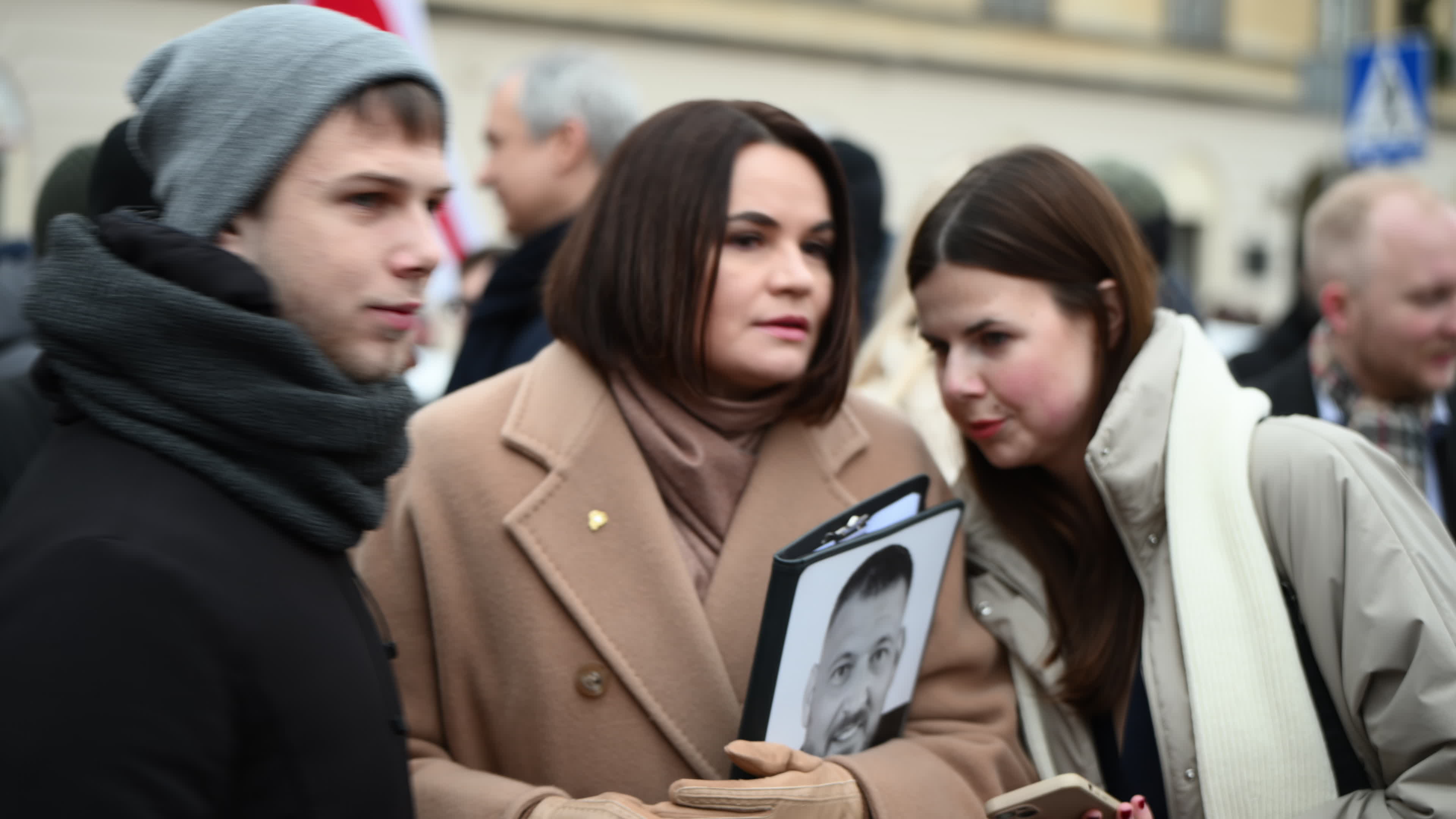 Belarus Opposition in Warsaw on Day of Presidential Elections