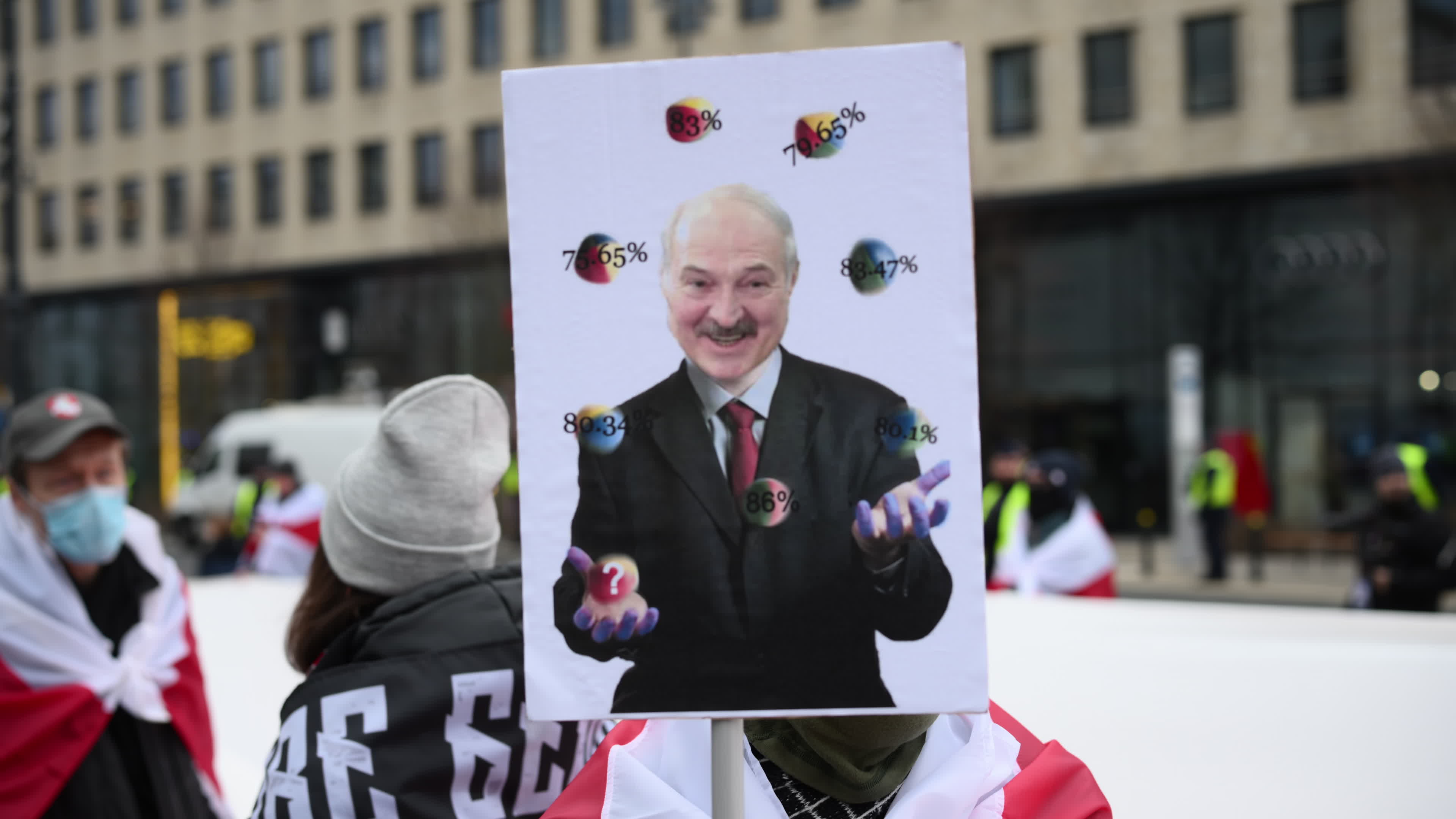 Belarus Opposition in Warsaw on Day of Presidential Elections