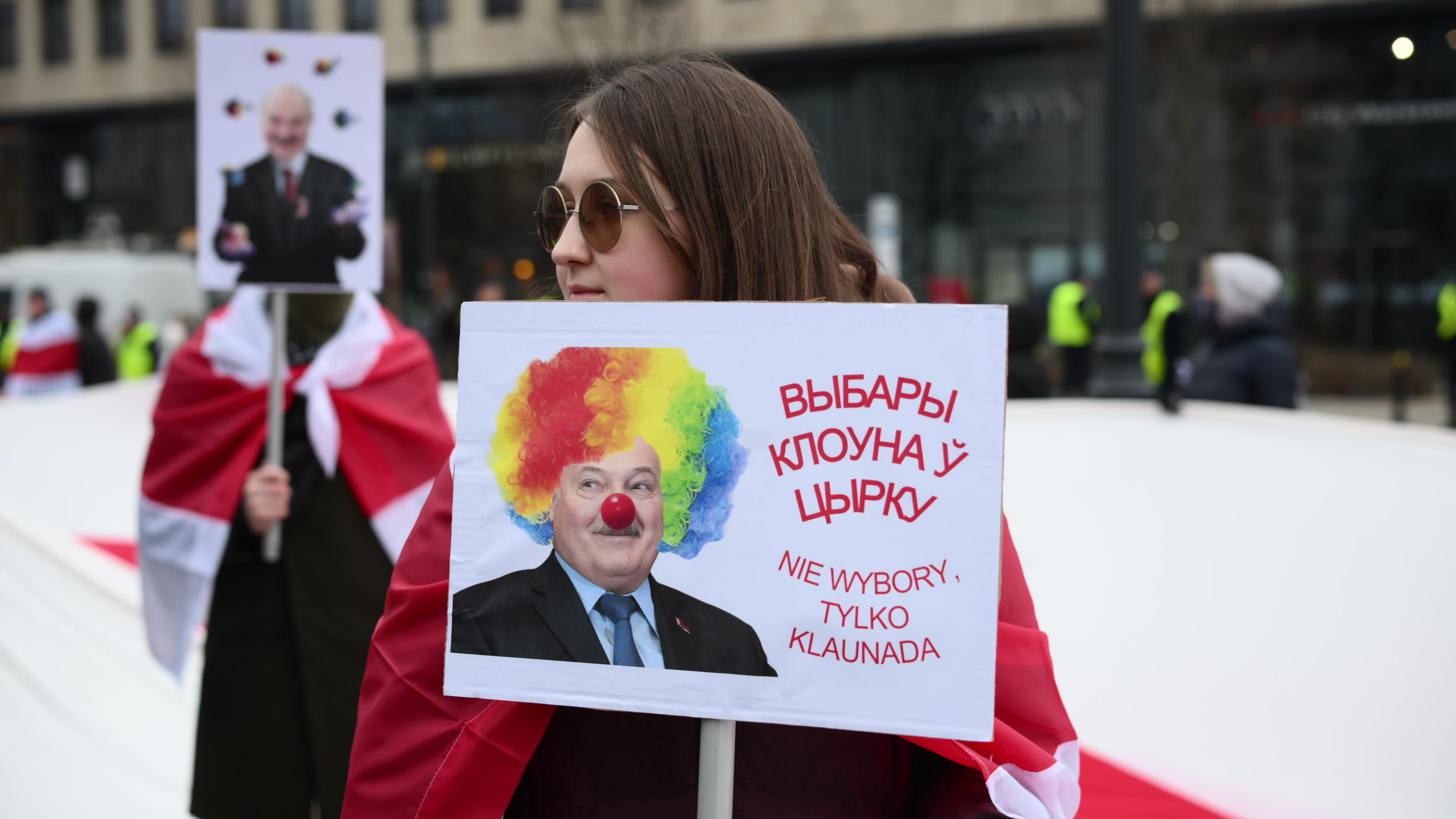 Belarus Opposition in Warsaw on Day of Presidential Elections