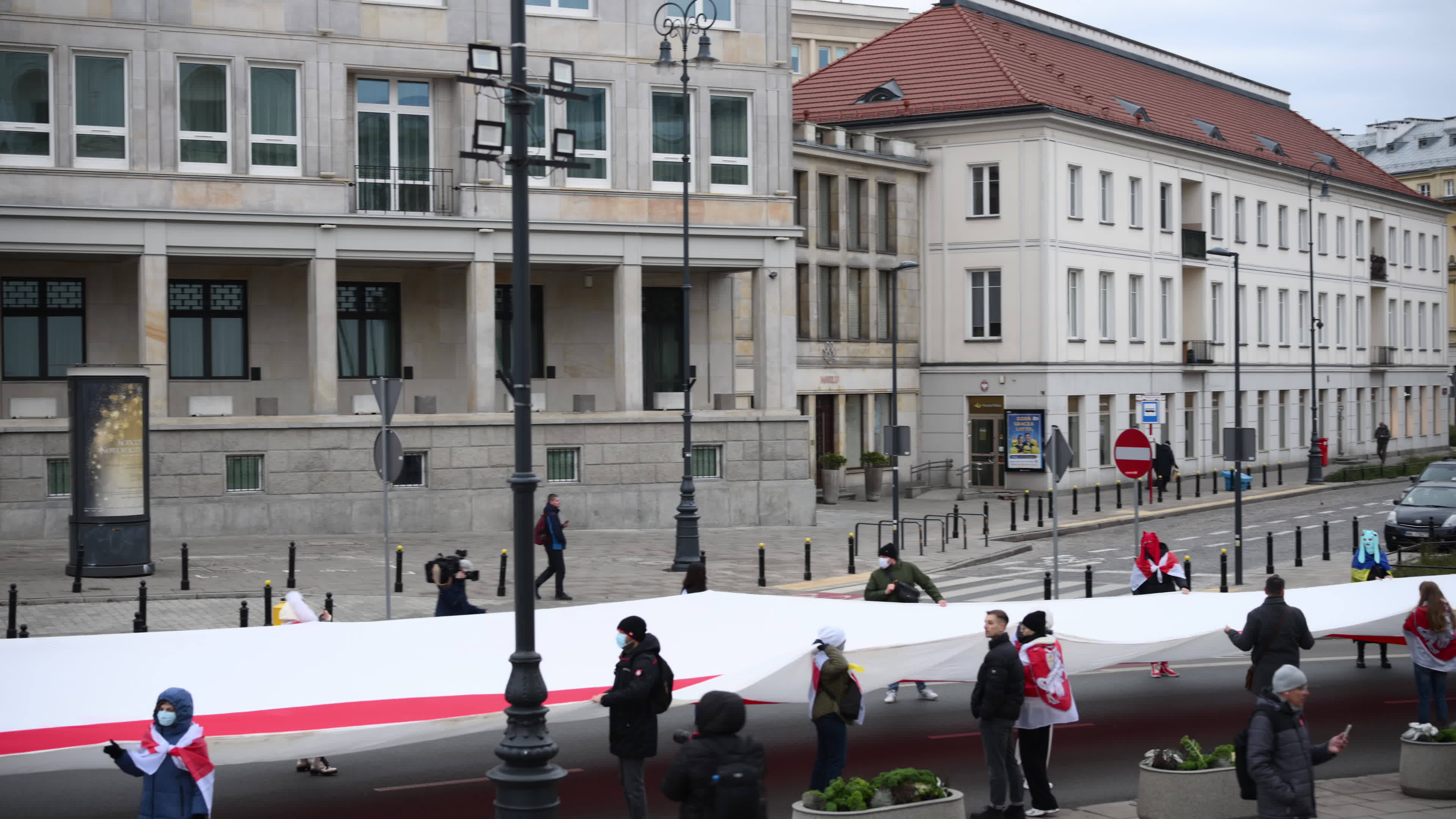 Belarus Opposition in Warsaw on Day of Presidential Elections