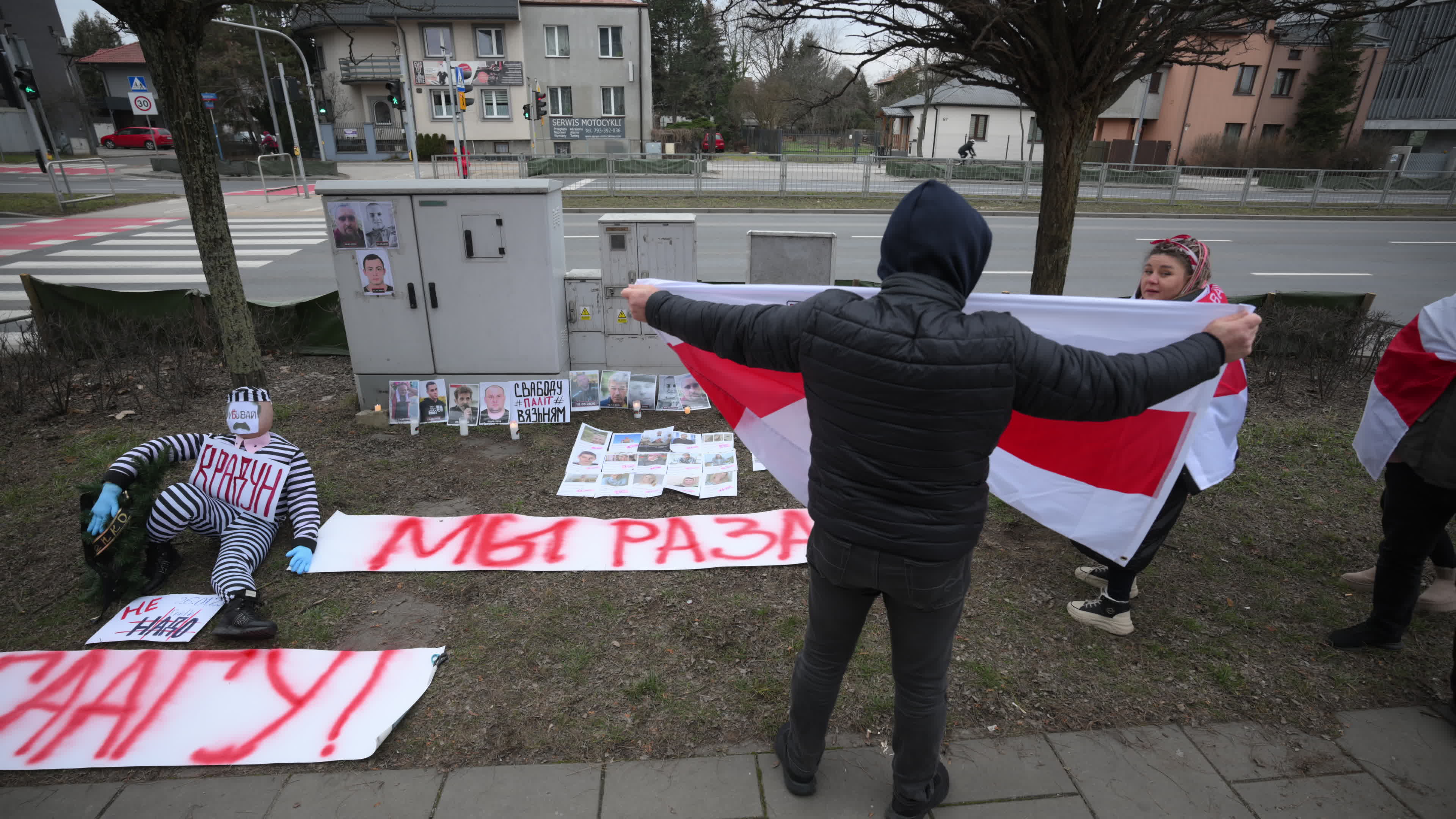 Belarus Opposition in Warsaw on Day of Presidential Elections