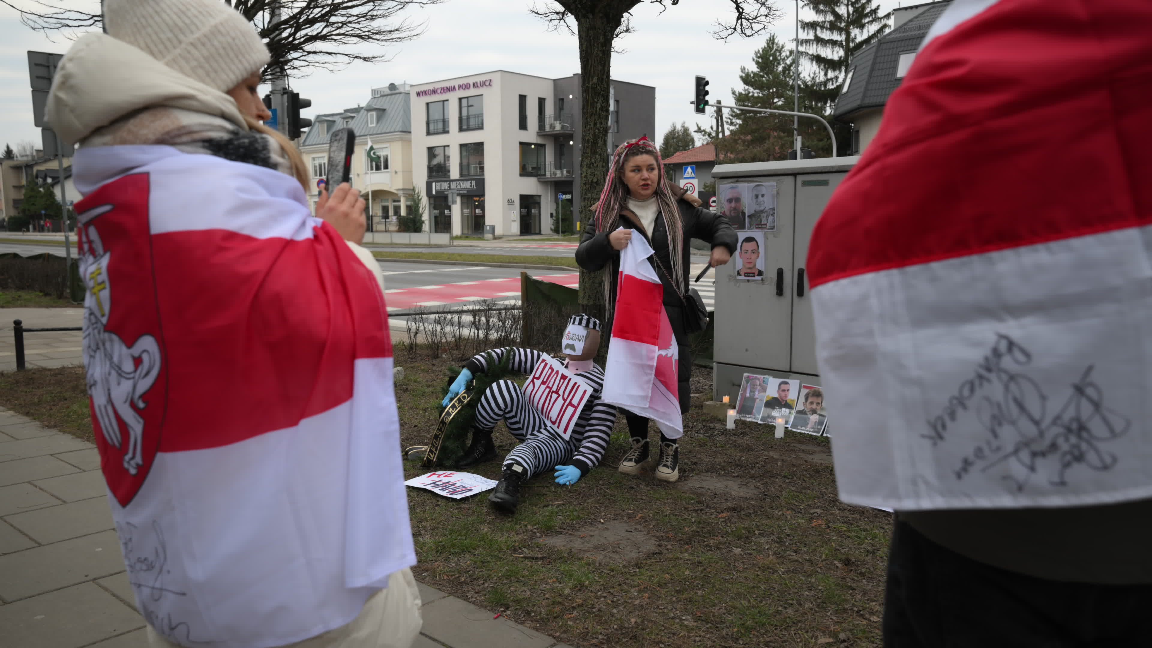 Belarus Opposition in Warsaw on Day of Presidential Elections