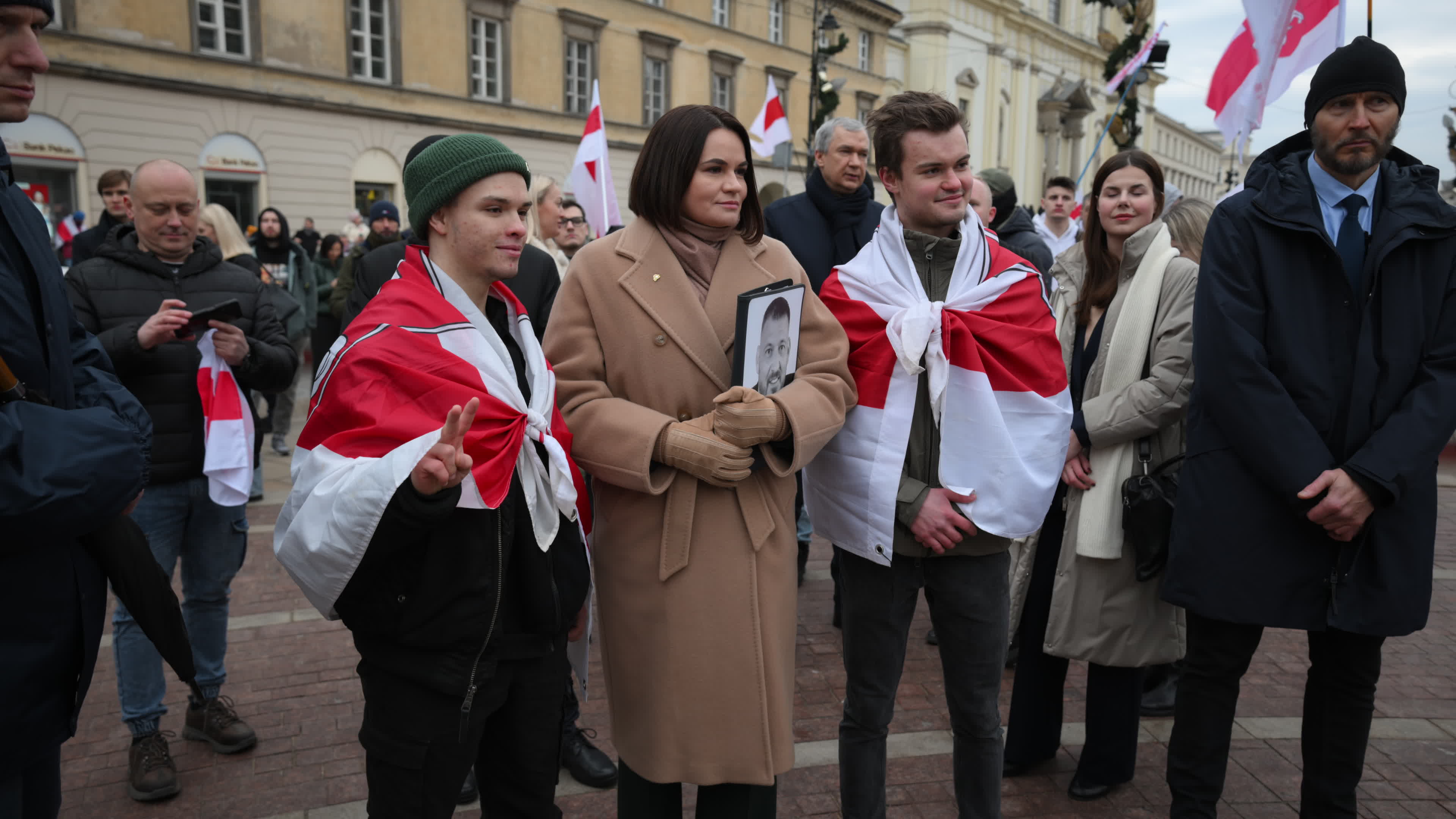 Belarus Opposition in Warsaw on Day of Presidential Elections