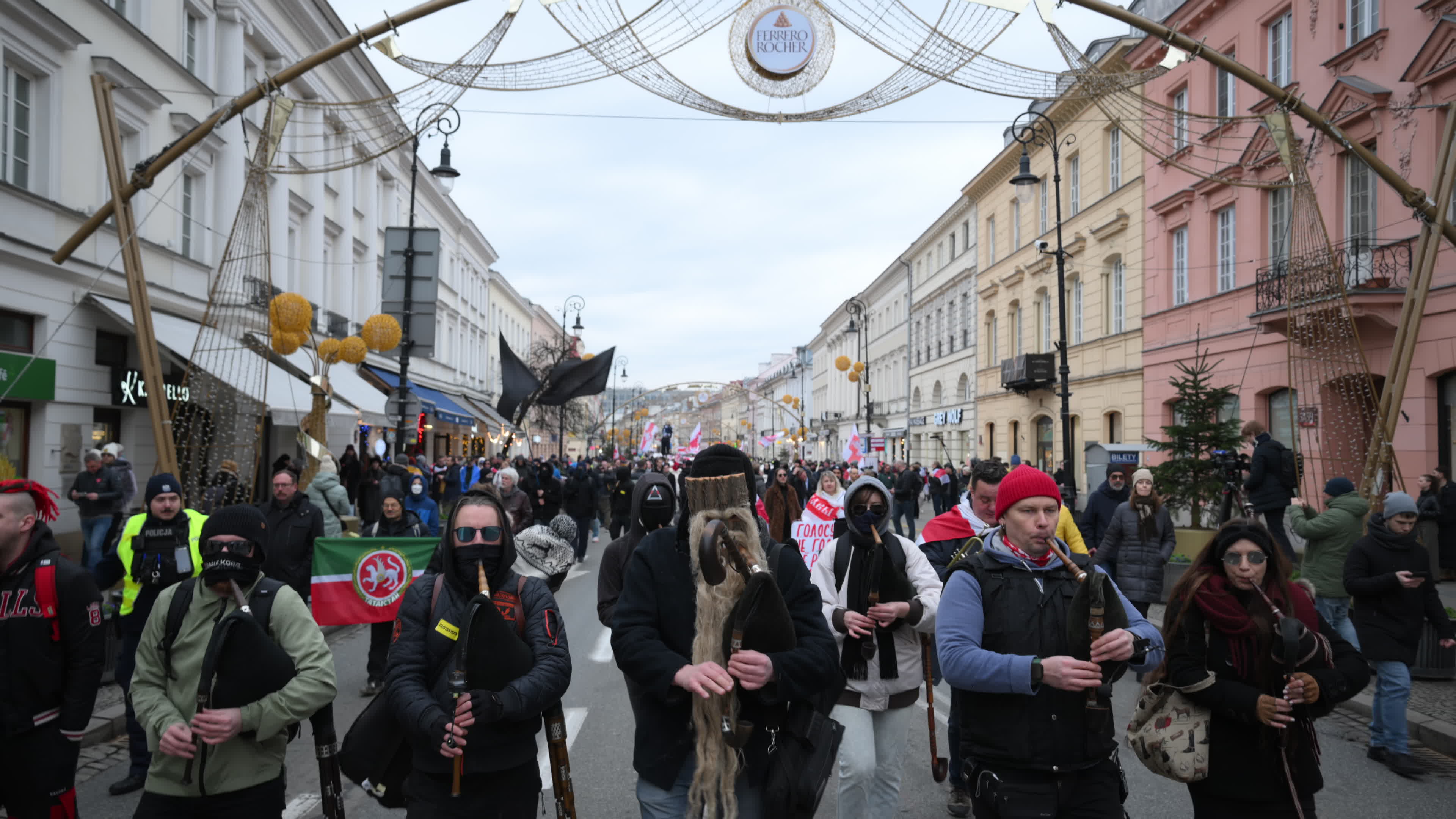 Belarus Opposition in Warsaw on Day of Presidential Elections