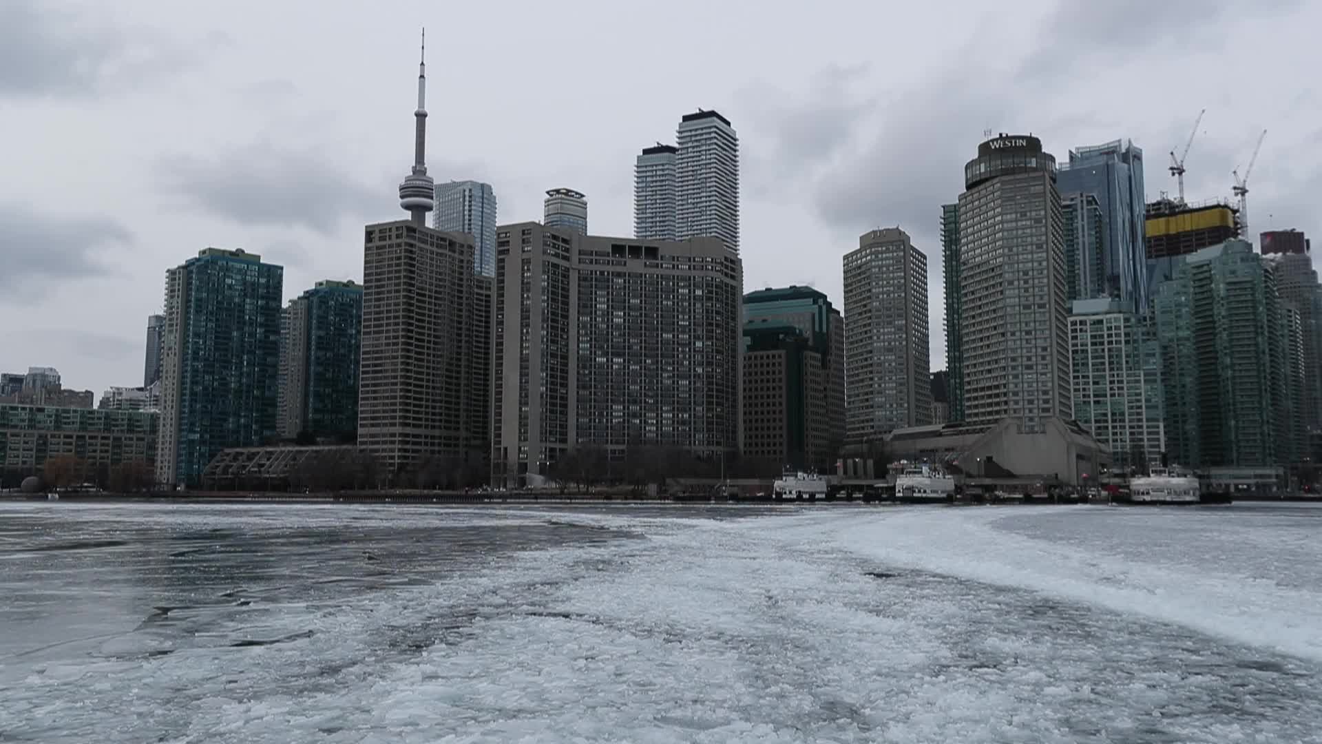 Toronto Islands in Winter, Toronto, Canada