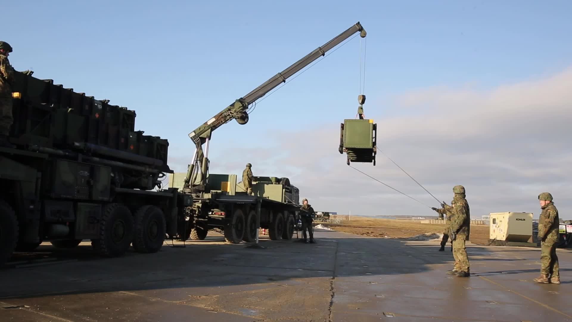German Minister of Defence visits German soldiers stationed in Poland 