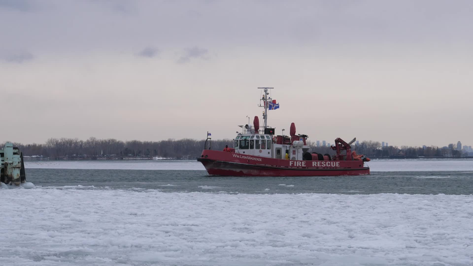 Toronto Islands in Winter, Toronto, Canada