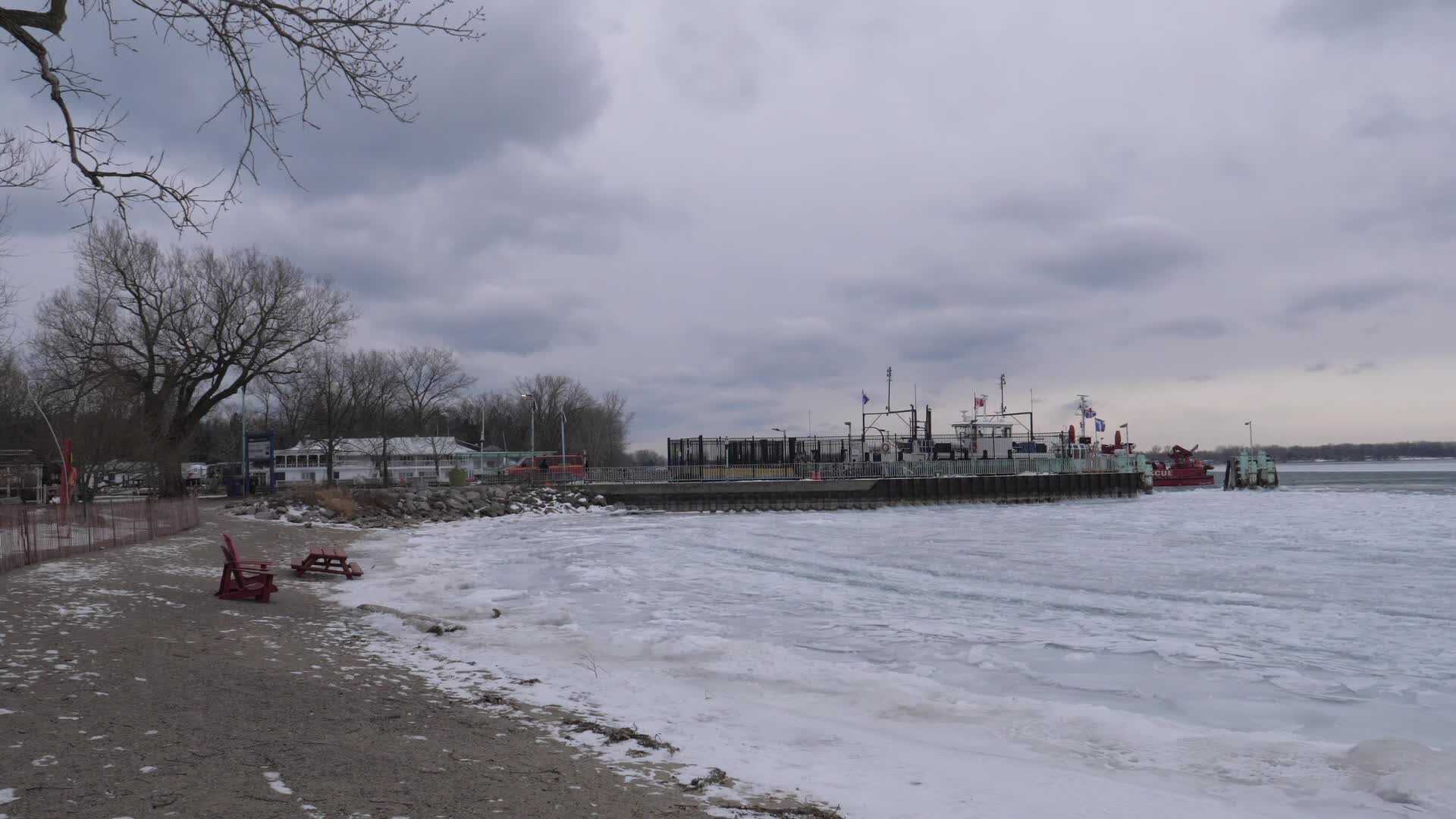 Toronto Islands in Winter, Toronto, Canada