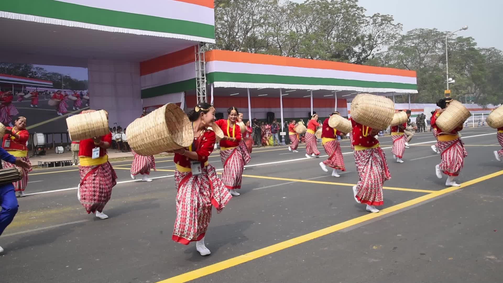 Final Full Dress Rehearsal Ahead Of Republic Day Parade In India