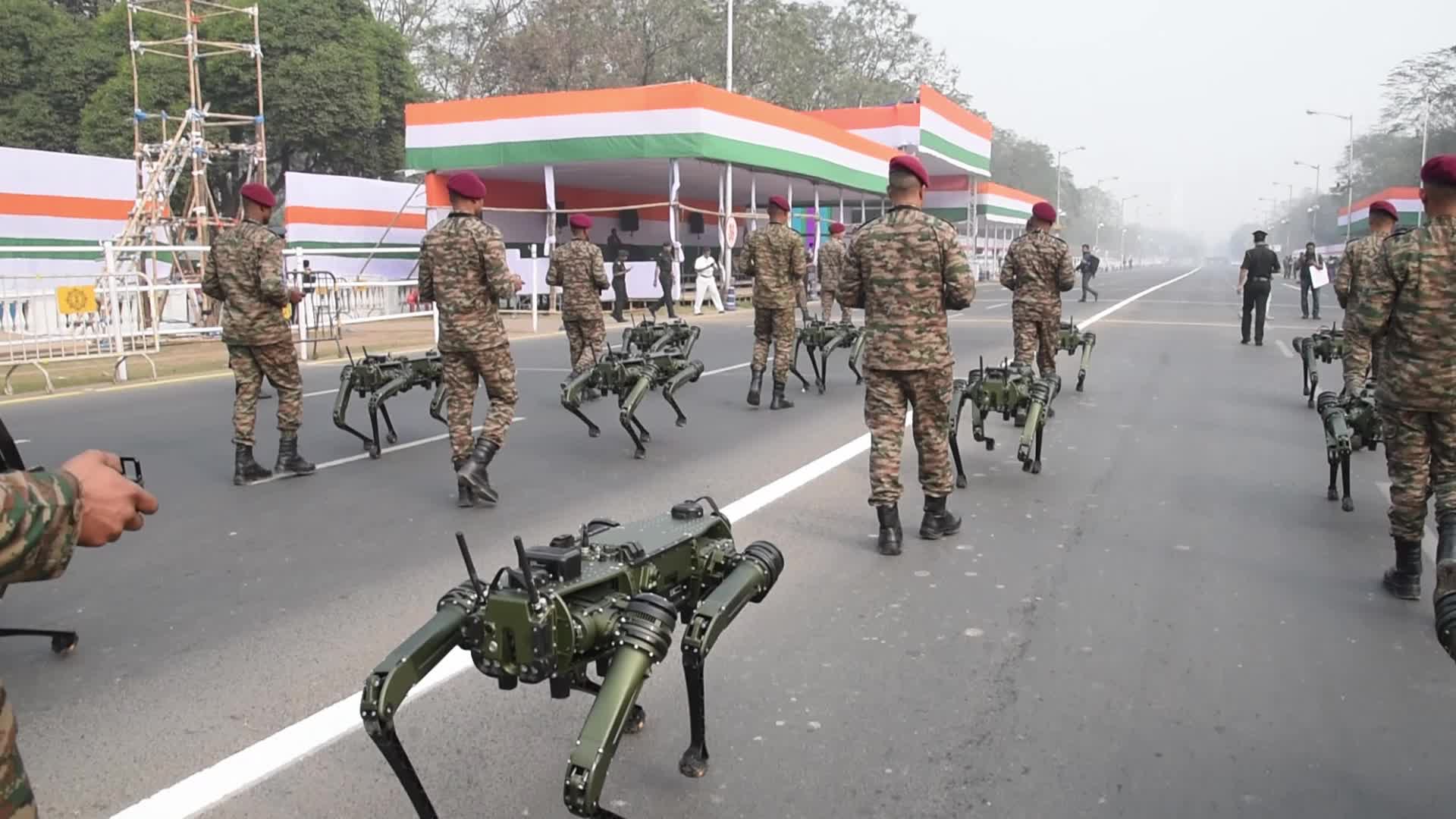 Final Full Dress Rehearsal Ahead Of Republic Day Parade In India