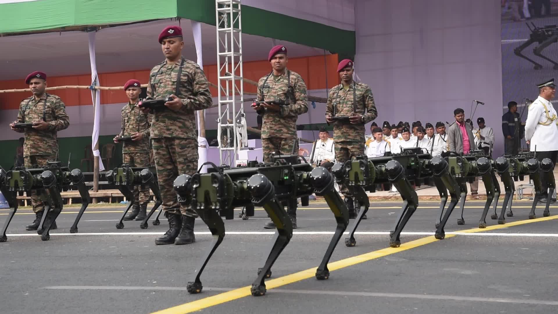 Final Full Dress Rehearsal Ahead Of Republic Day Parade In India