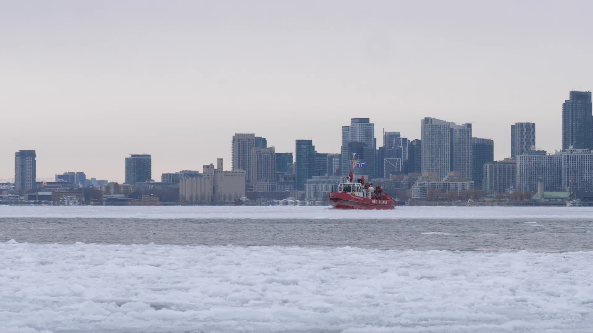 Toronto Islands in Winter, Toronto, Canada