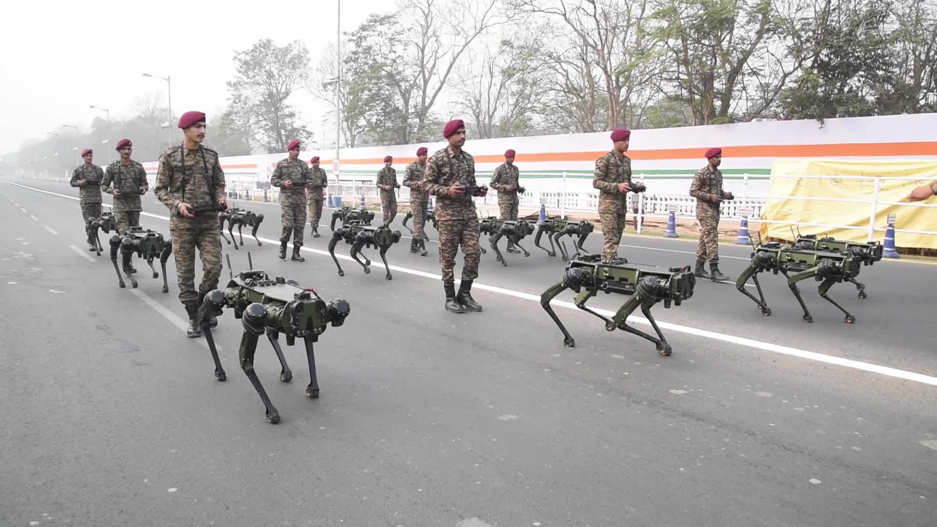 Final Full Dress Rehearsal Ahead Of Republic Day Parade In India