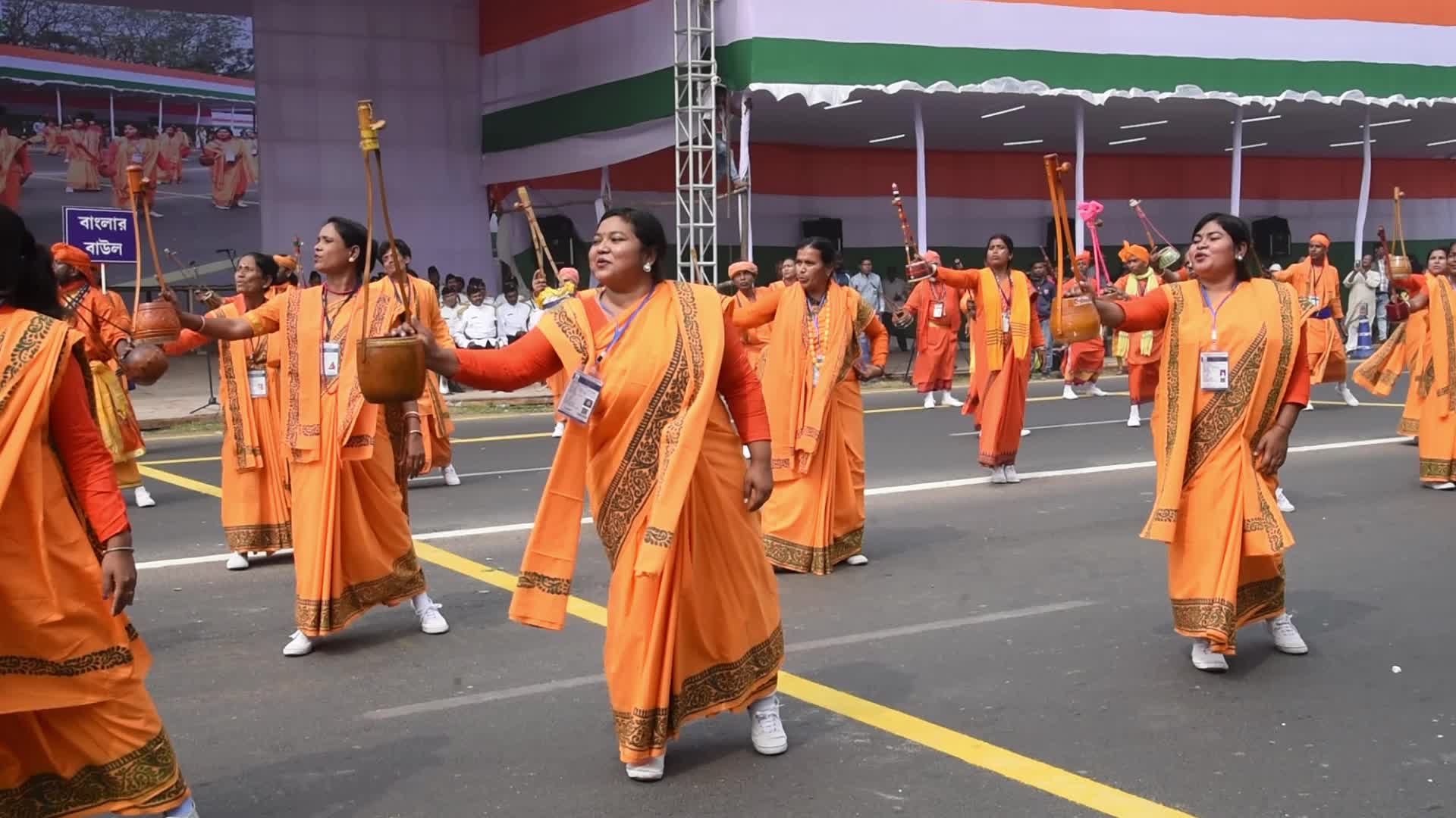 Final Full Dress Rehearsal Ahead Of Republic Day Parade In India