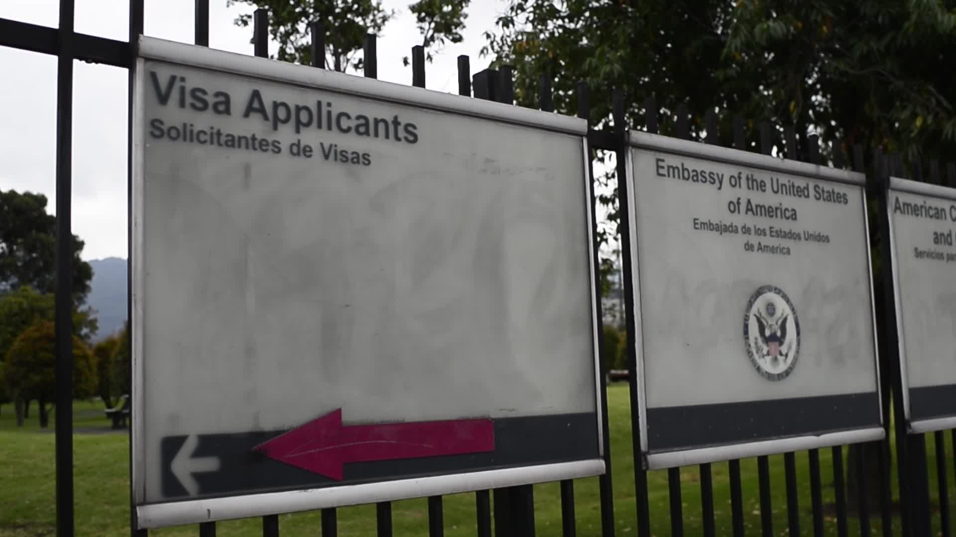 United States Visa Appointments Cancelled in Bogota