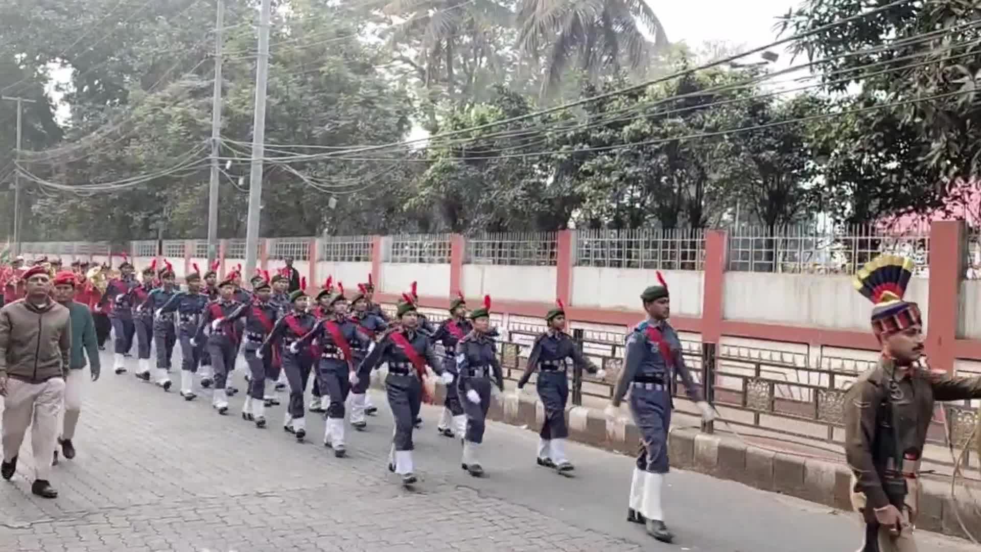 Republic Day road mass in India
