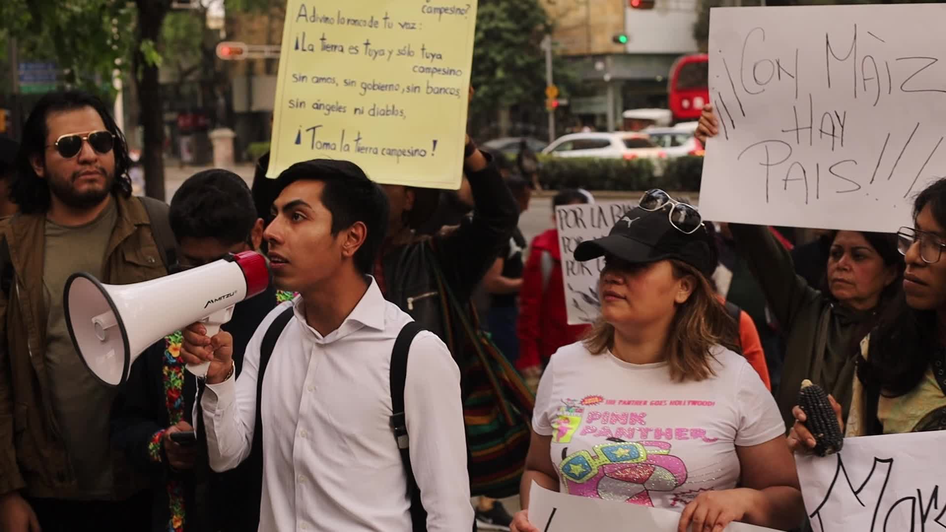March defending Mexican native corn
