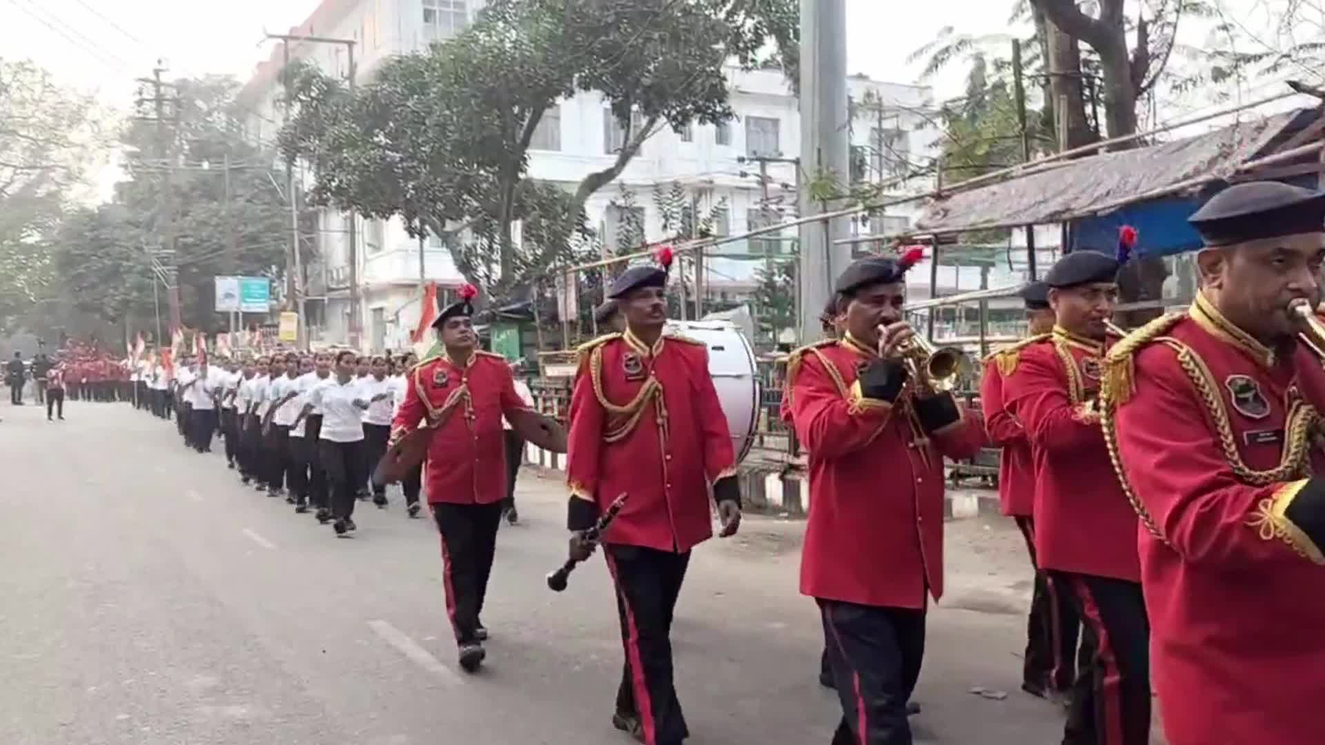 Republic Day road mass in India