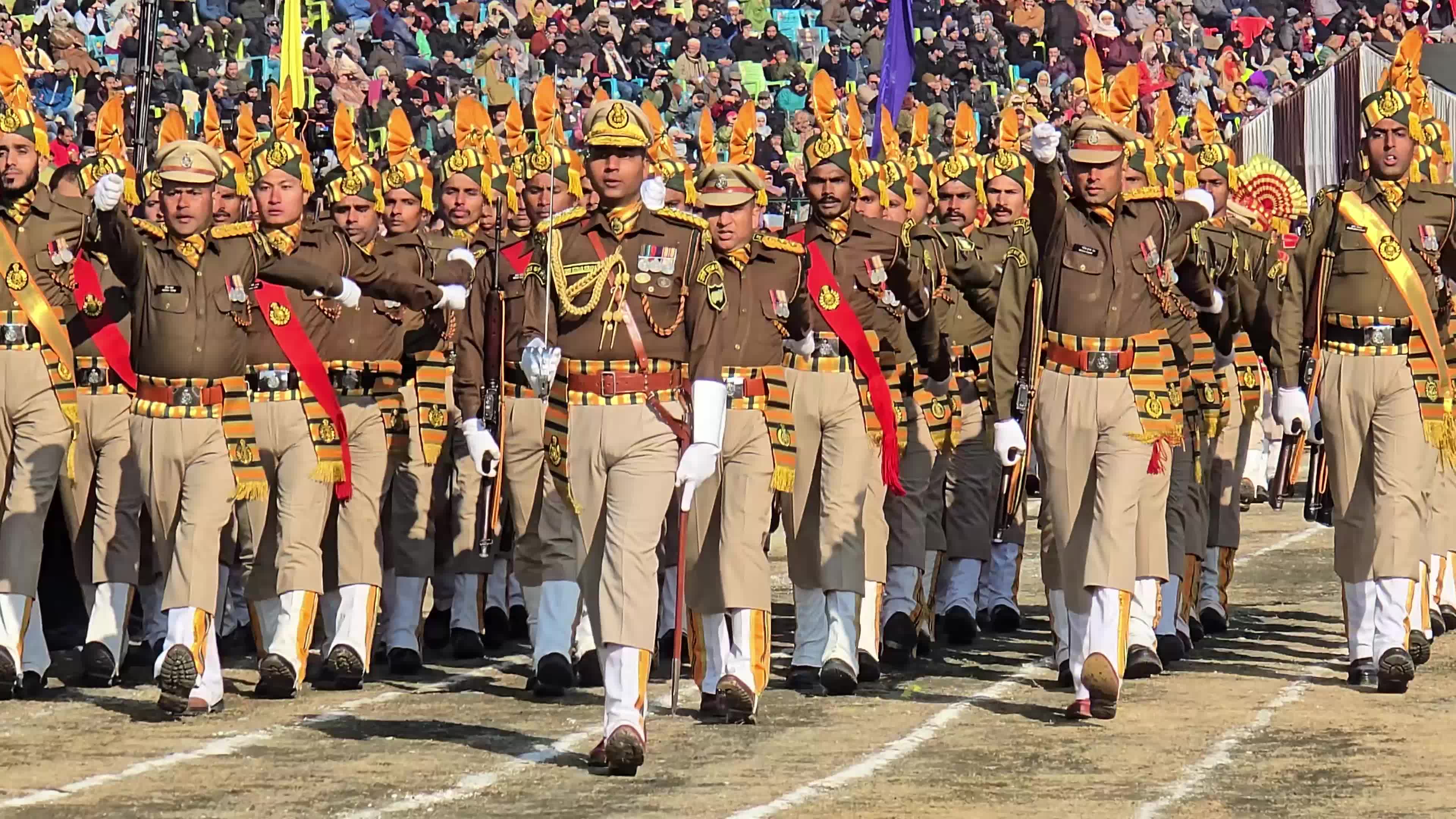 76th Republic Day Amid Tight Security in Kashmir