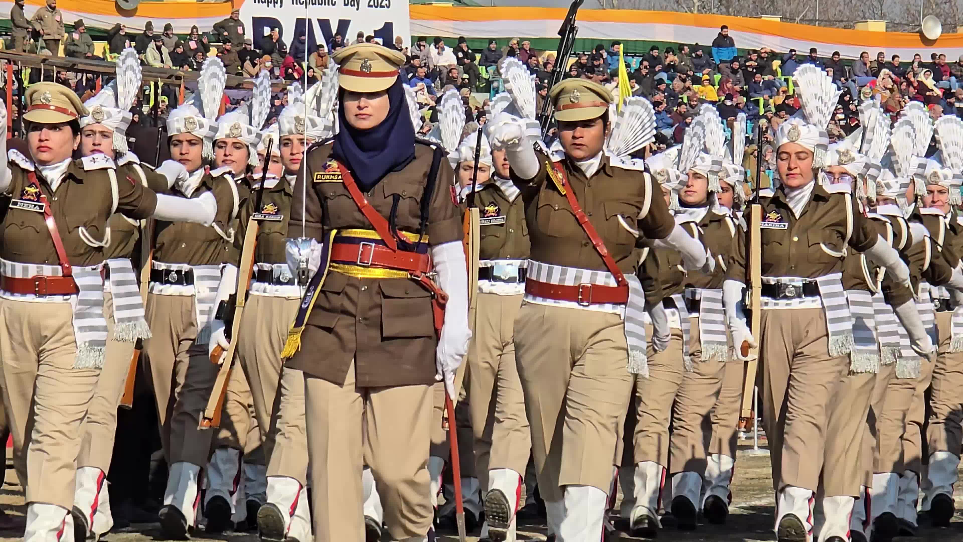 76th Republic Day Amid Tight Security in Kashmir