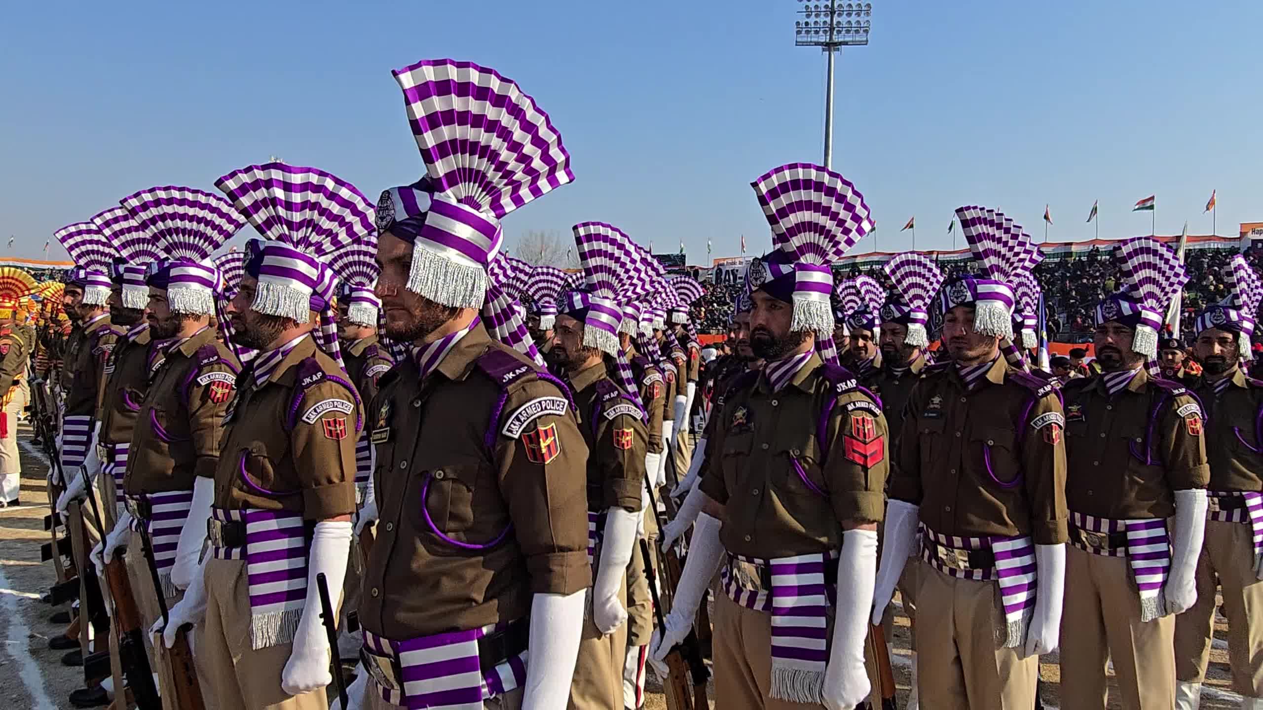 76th Republic Day Amid Tight Security in Kashmir
