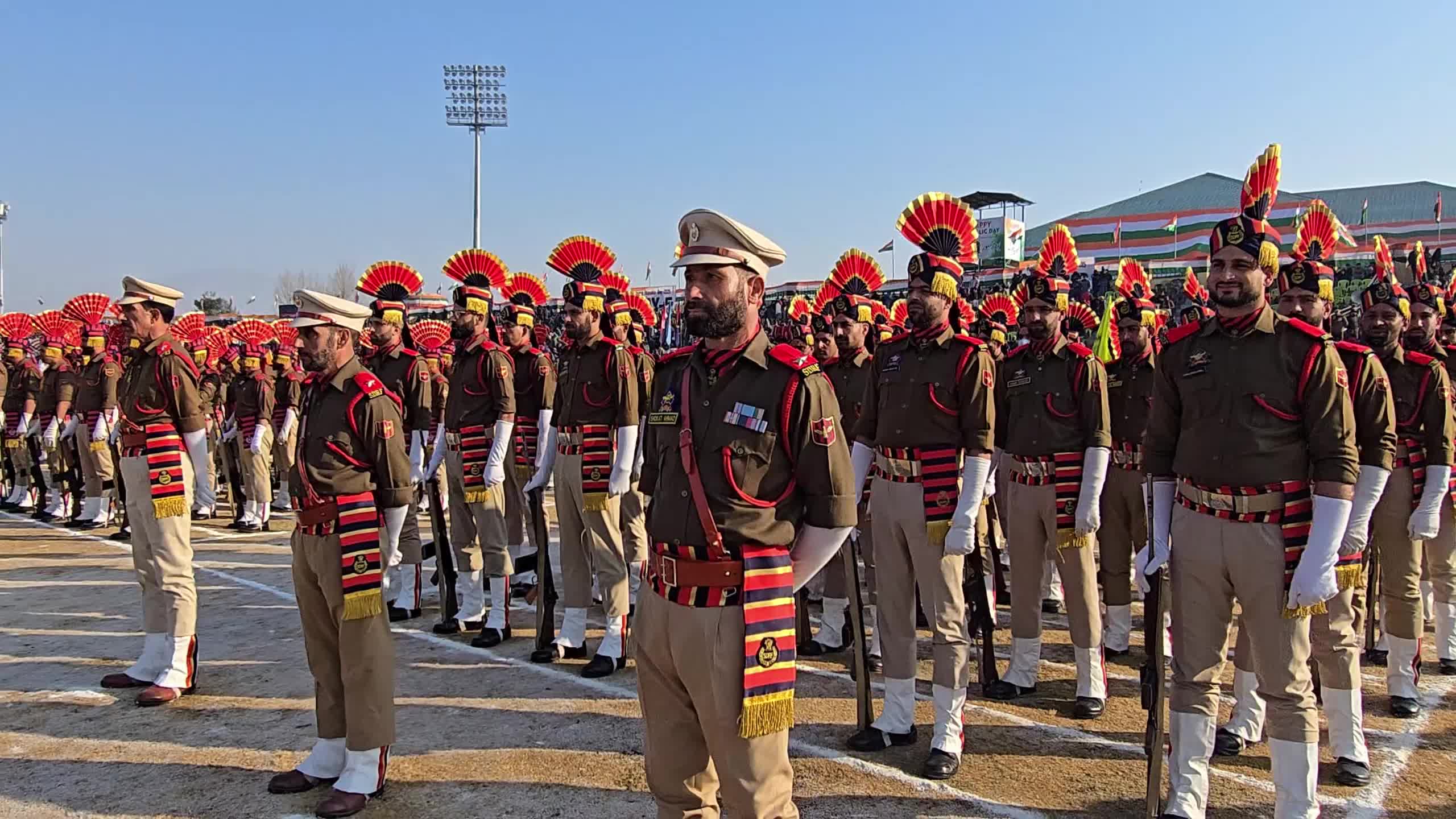 76th Republic Day Amid Tight Security in Kashmir