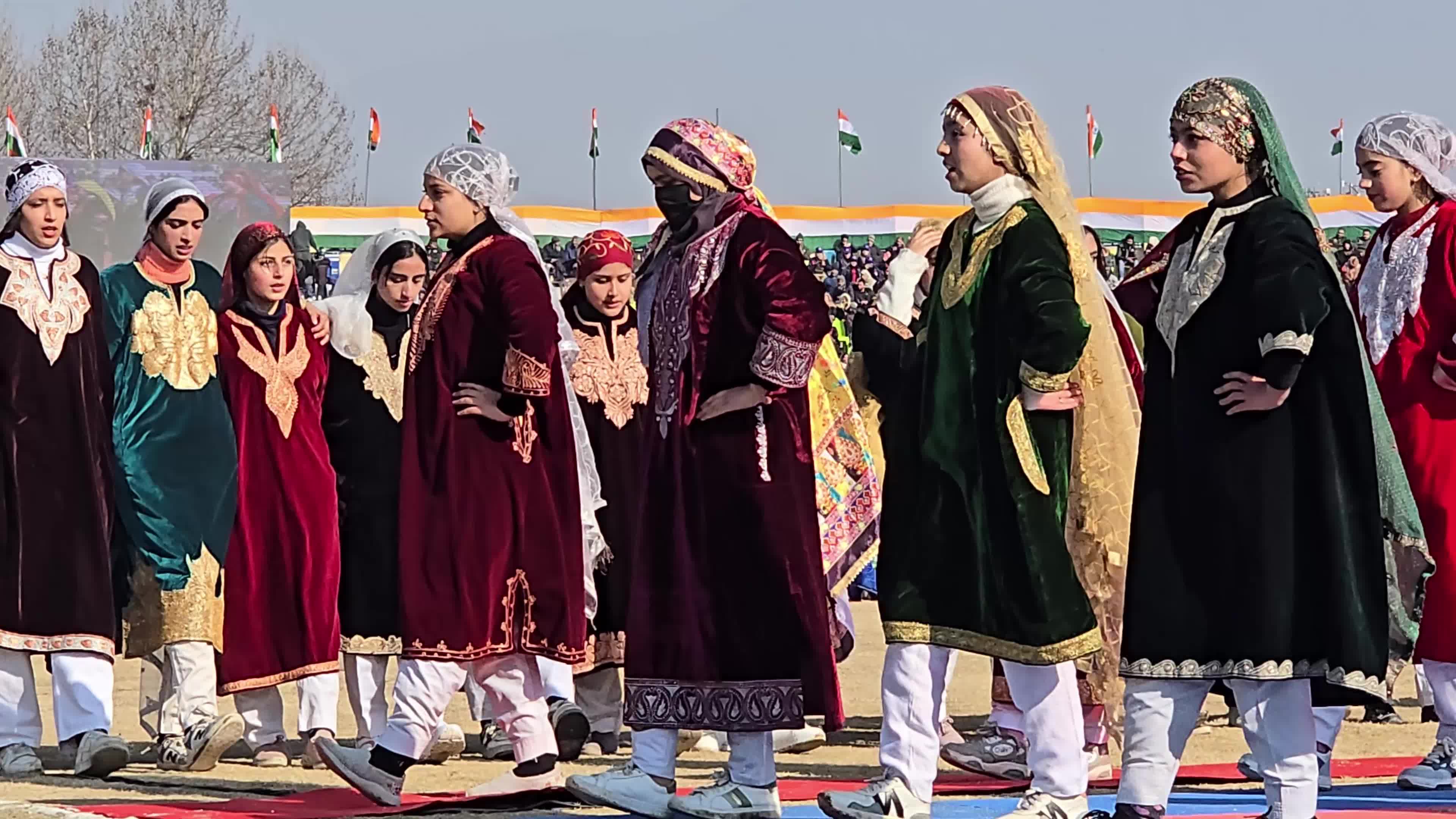 76th Republic Day Amid Tight Security in Kashmir