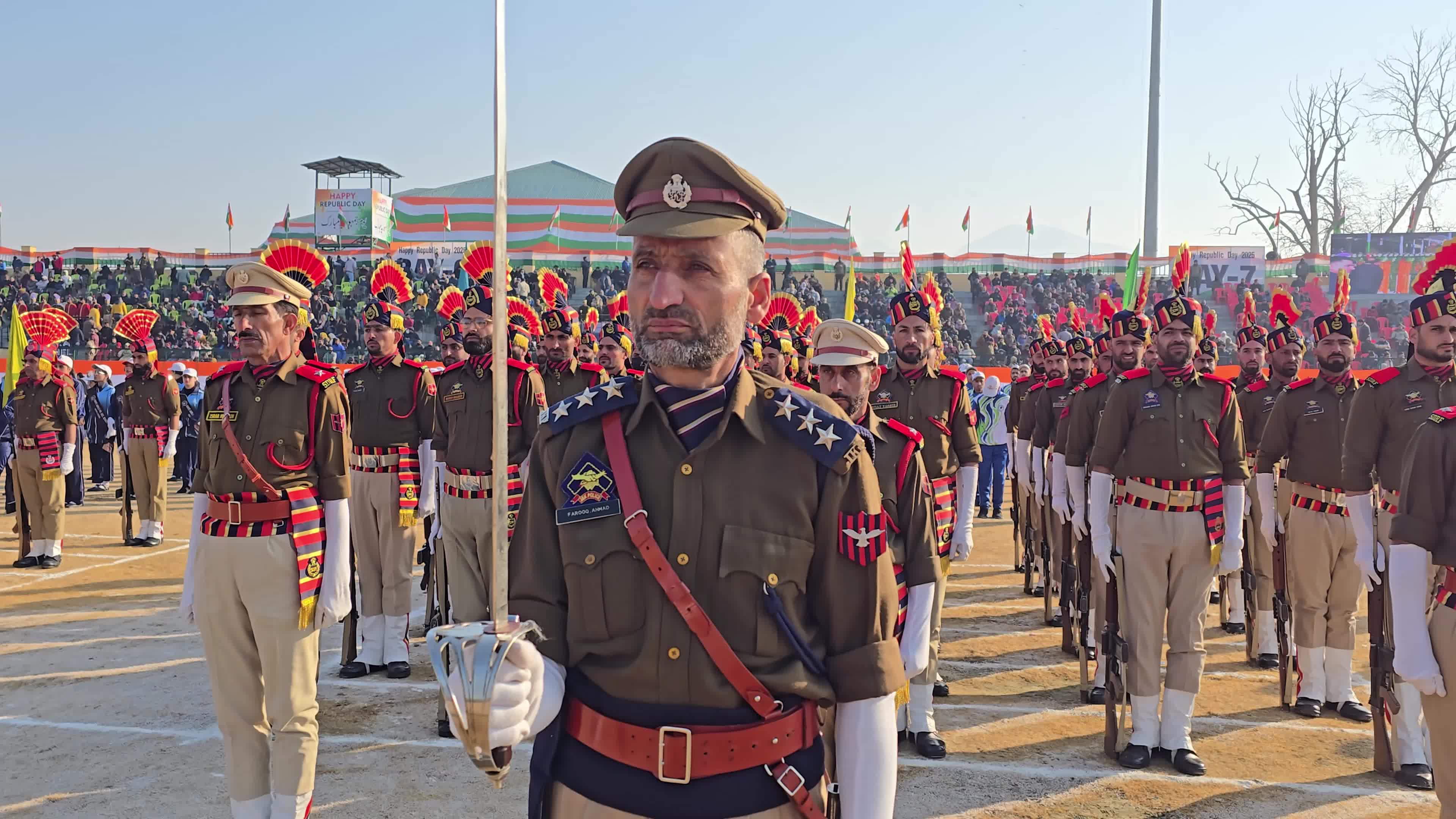 76th Republic Day Amid Tight Security in Kashmir