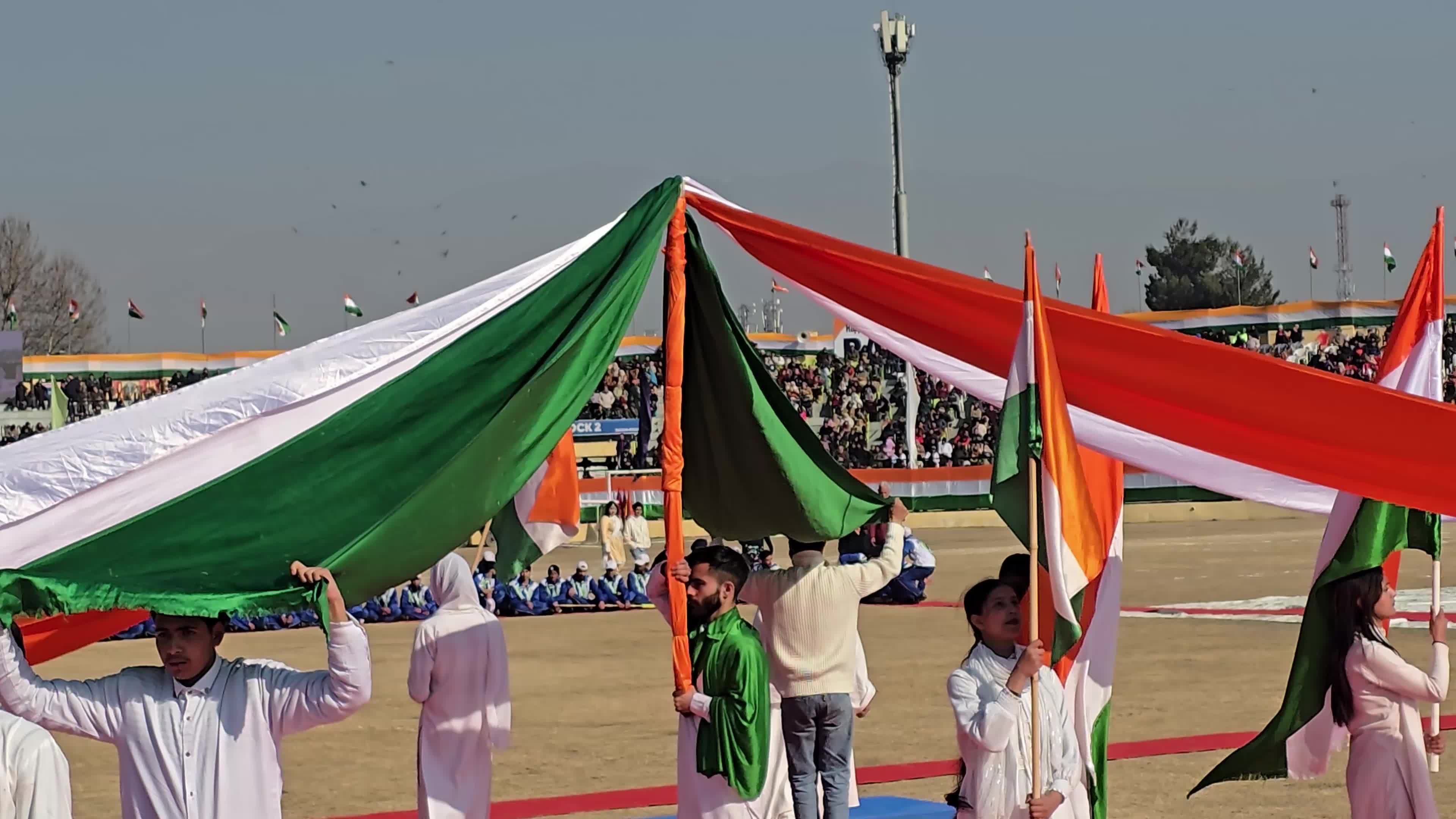 76th Republic Day Amid Tight Security in Kashmir