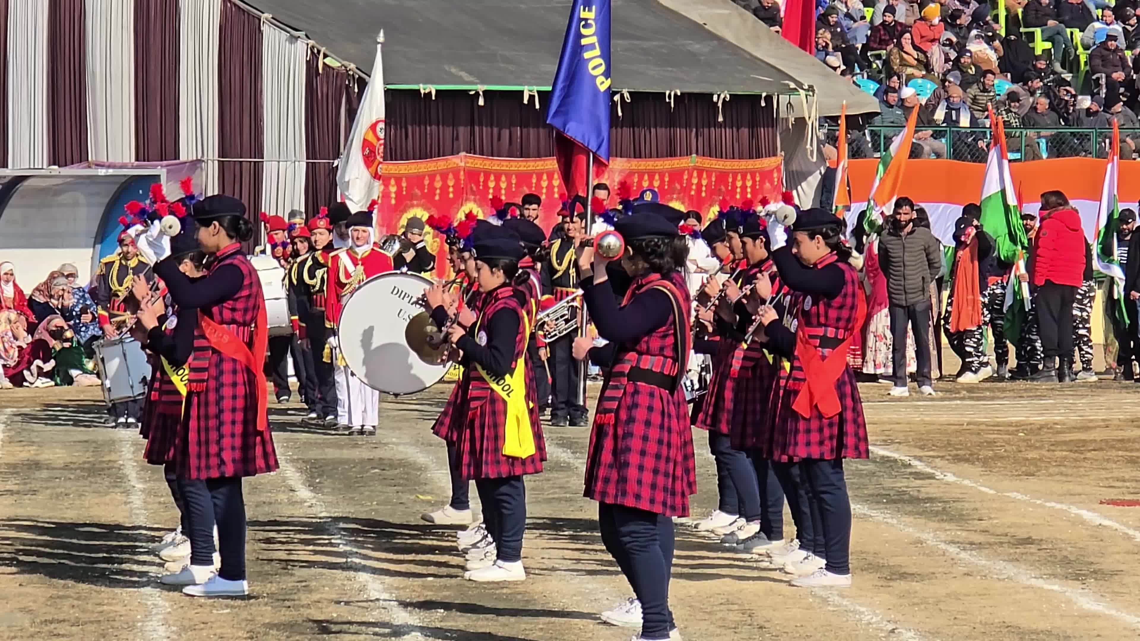 76th Republic Day Amid Tight Security in Kashmir