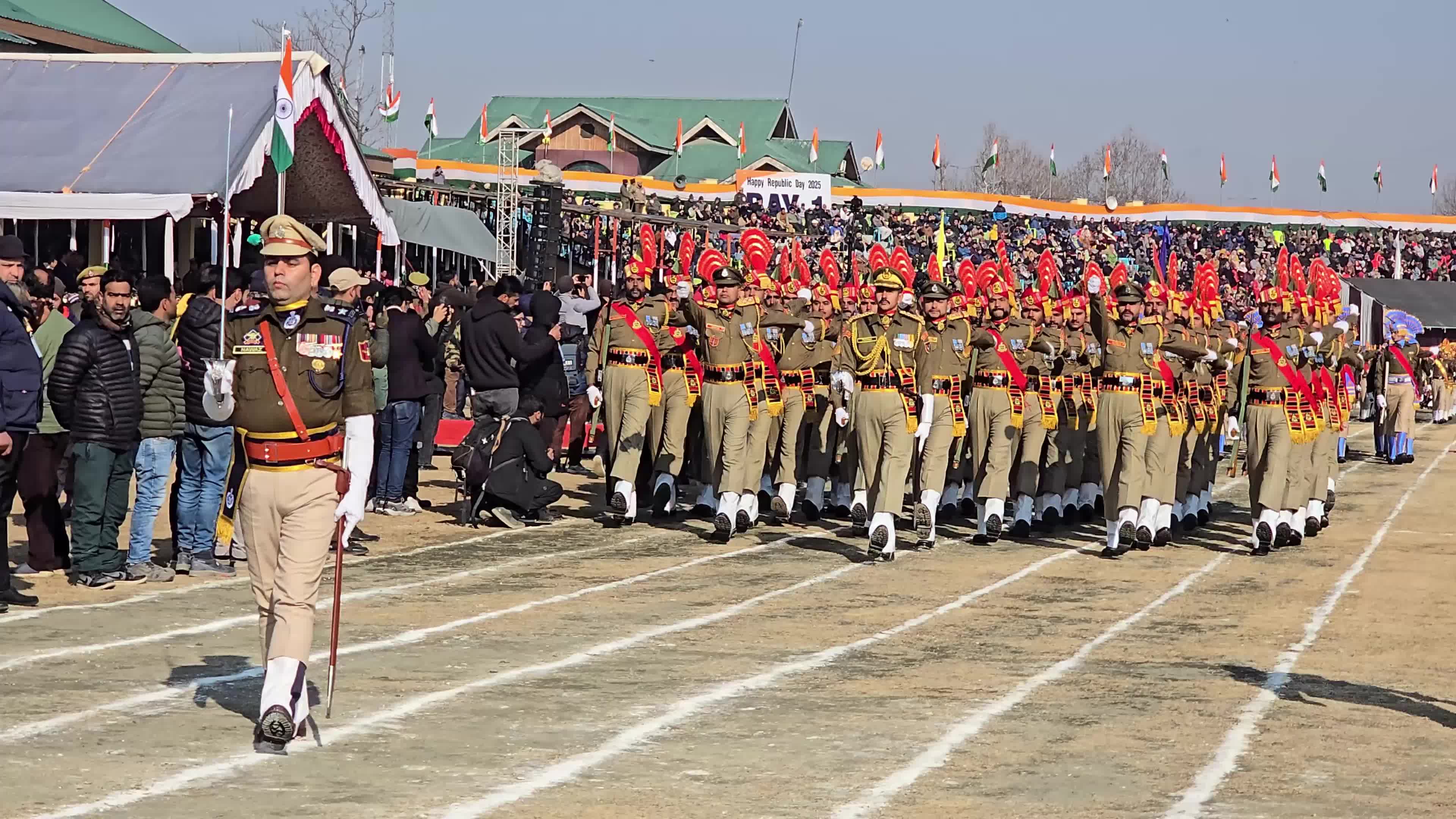 76th Republic Day Amid Tight Security in Kashmir