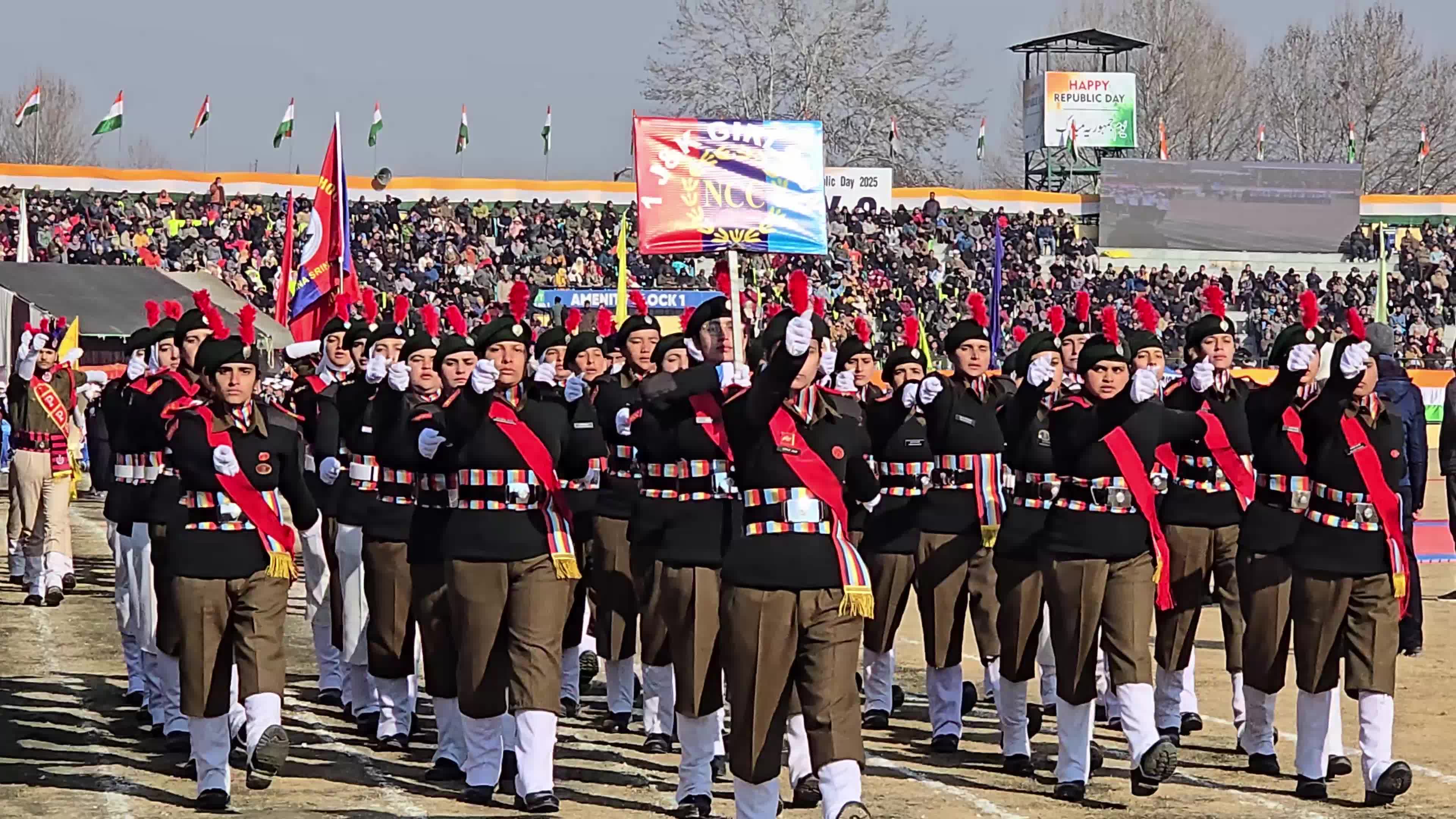76th Republic Day Amid Tight Security in Kashmir