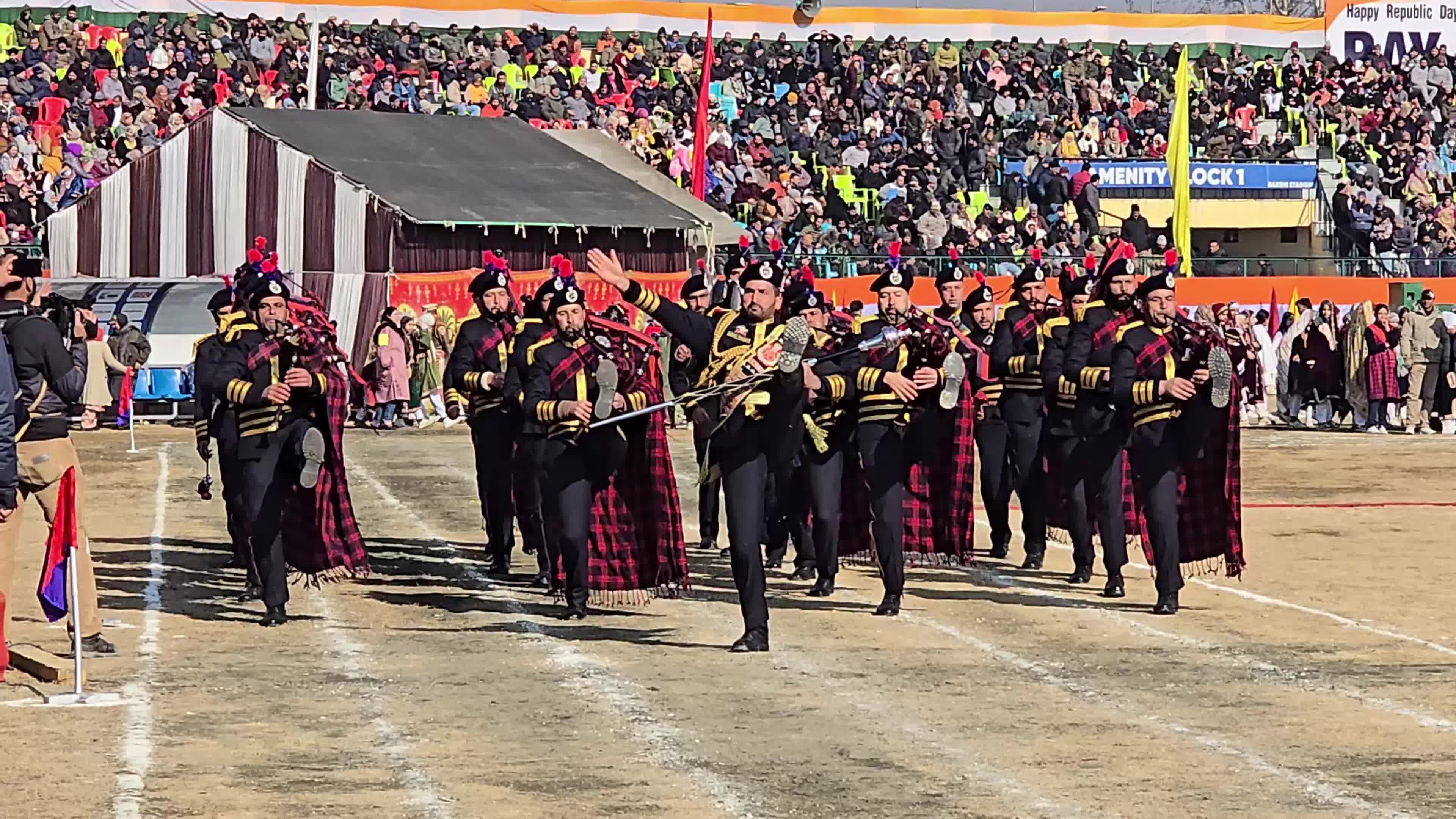 76th Republic Day Amid Tight Security in Kashmir