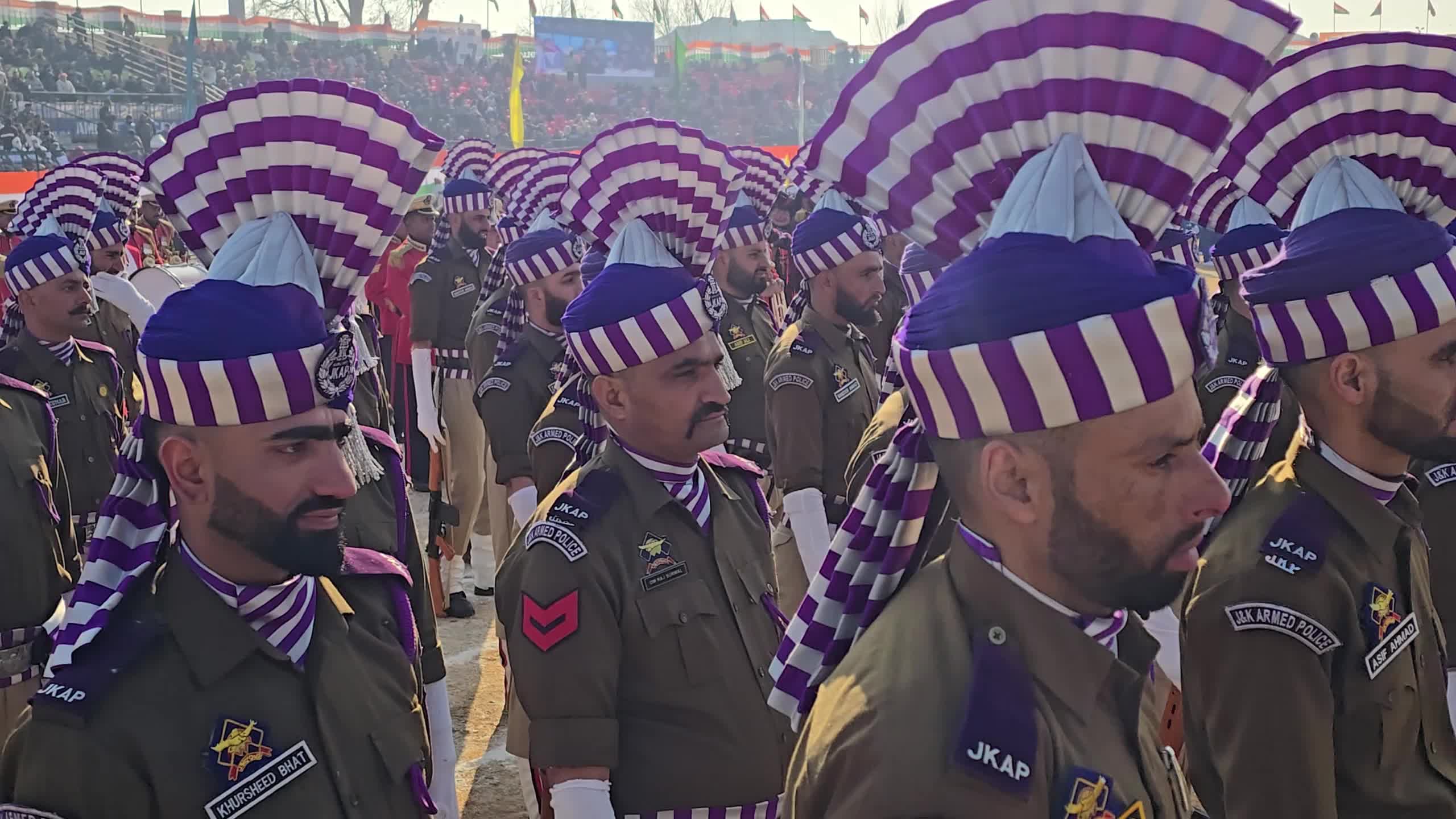 76th Republic Day Amid Tight Security in Kashmir