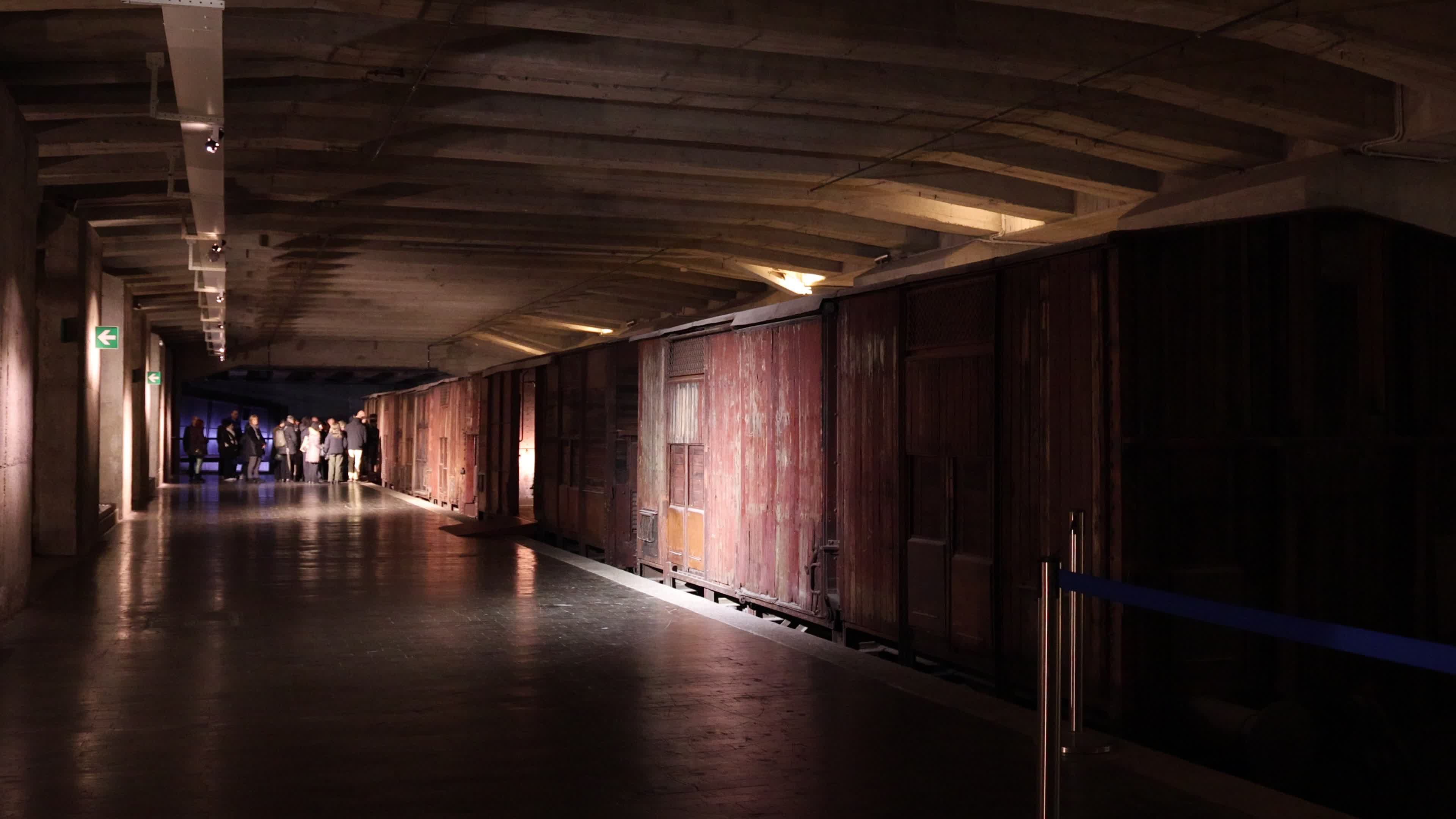 The opening day with free visits to the Shoah Memorial during the International Holocaust Remembrance Day In Milan
