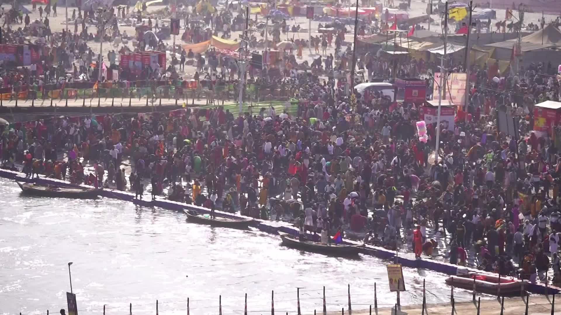 Maha Kumbh Mela festival in Prayagraj