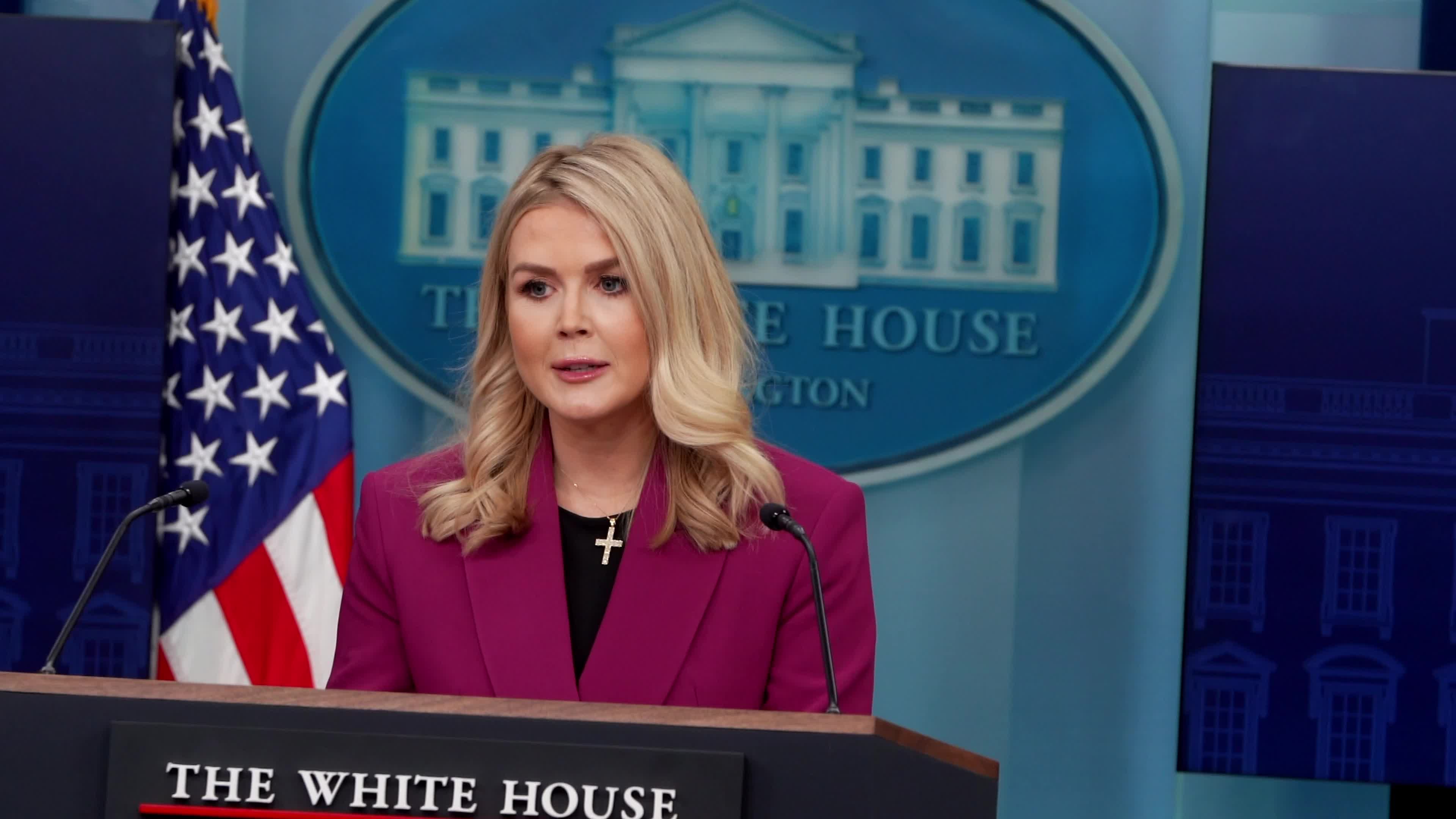 Trump Administration's First White House Press Briefing by Press Secretary Karoline Leavitt