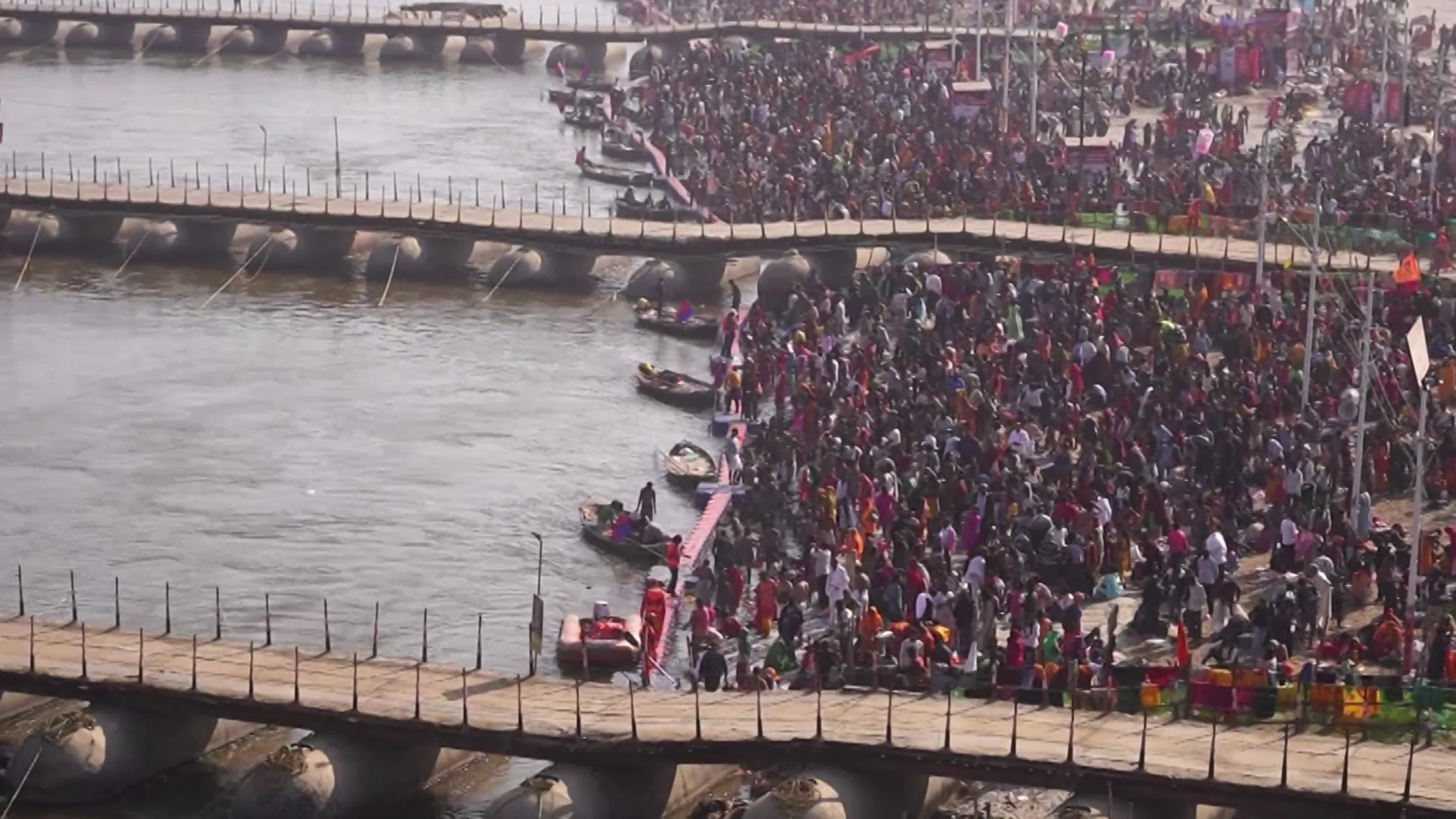 Maha Kumbh Mela festival in Prayagraj