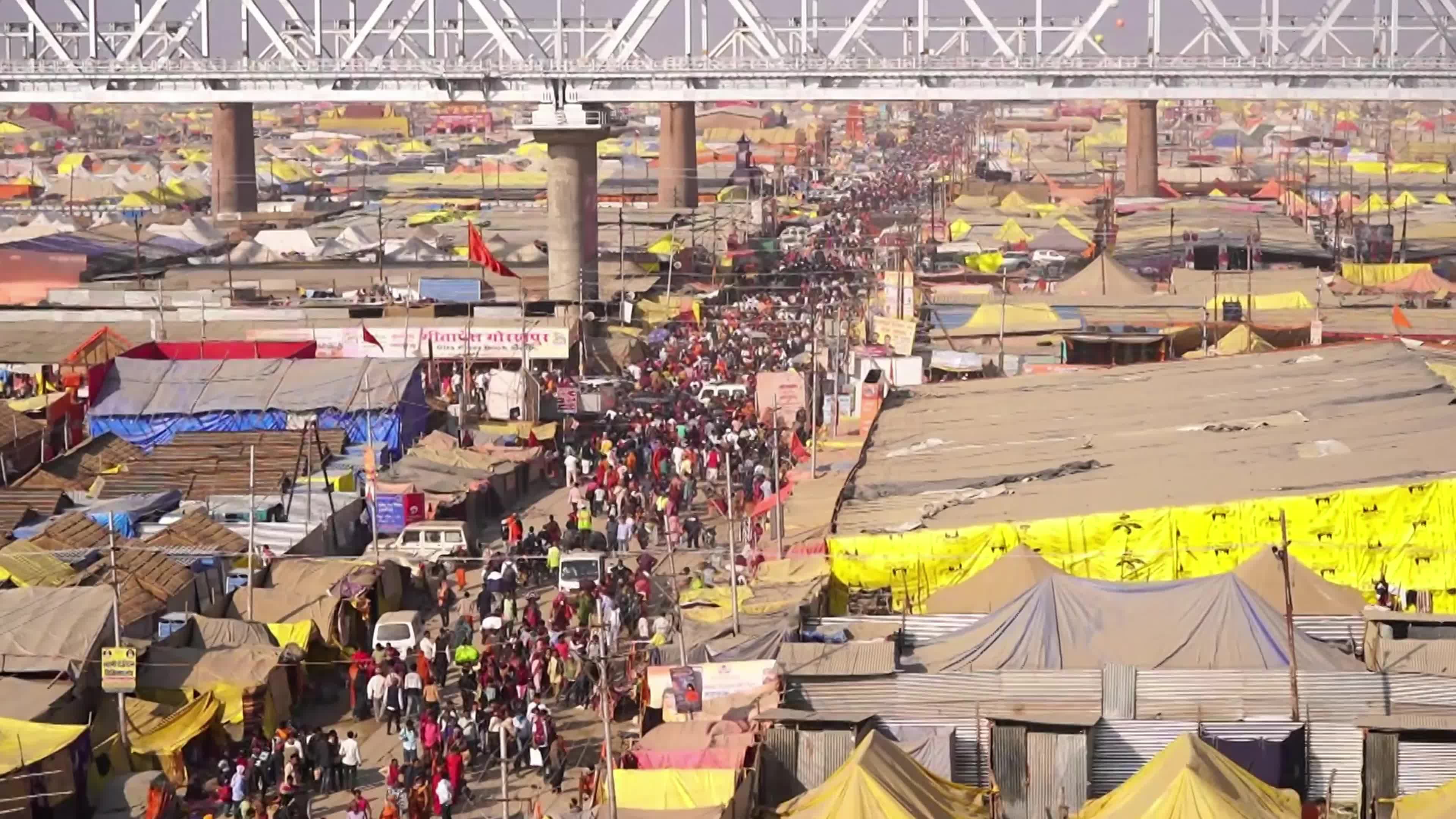 Maha Kumbh Mela festival in Prayagraj