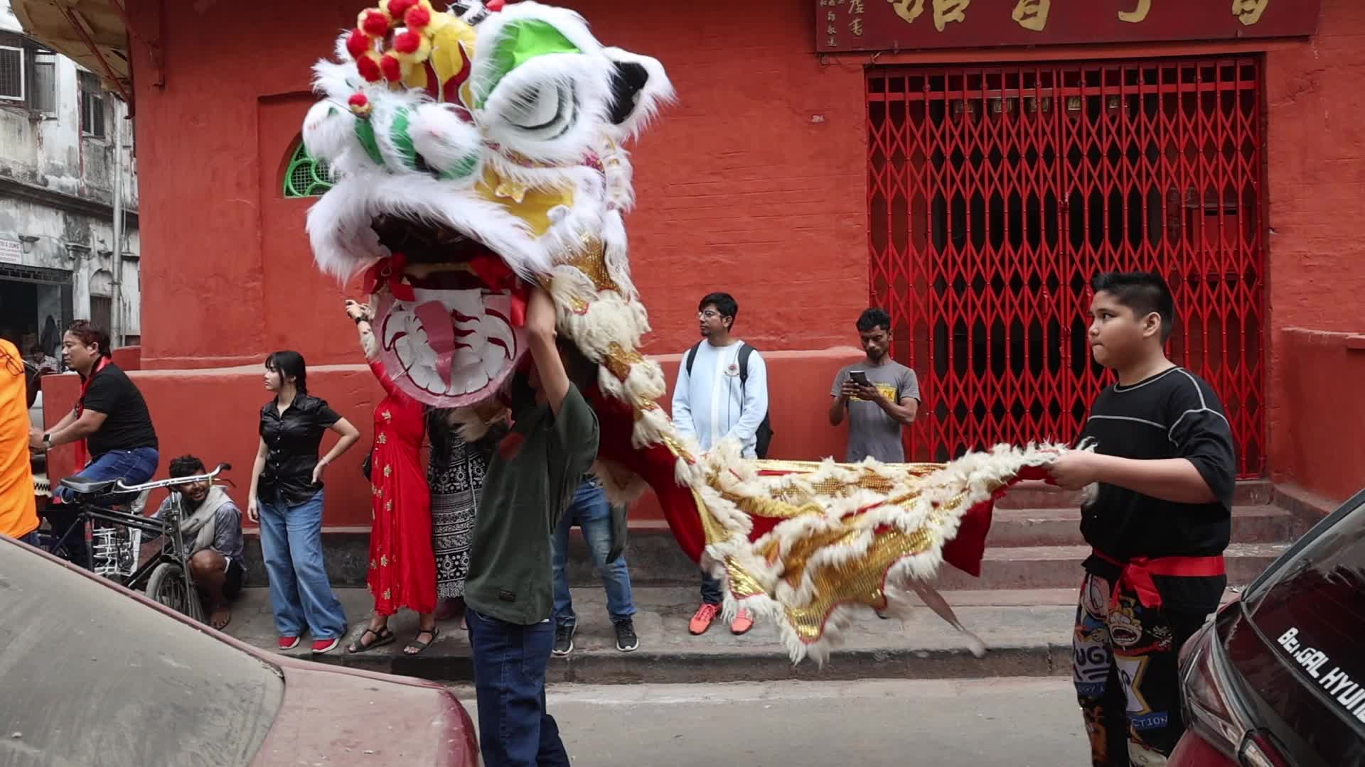 Chinese New Year Celebration In Kolkata, India