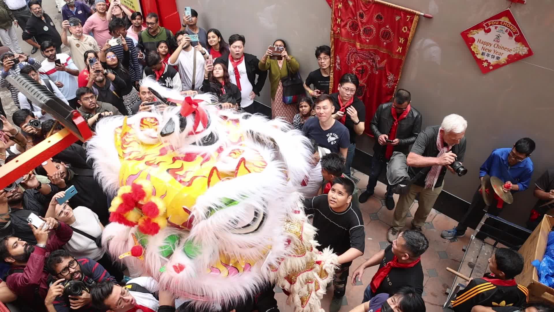 Chinese New Year Celebration In Kolkata, India
