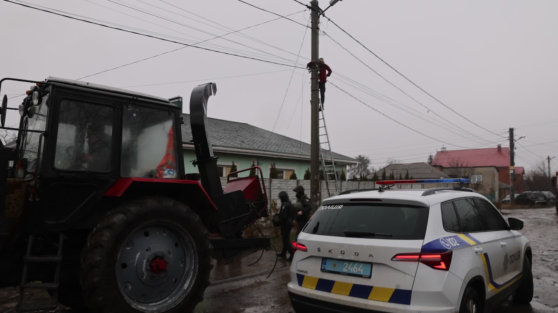 russian drone strike to a private building in Kharkiv, Ukraine