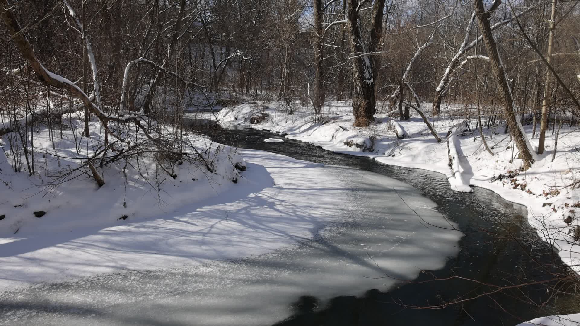 Daily life during Winter in Toronto, Canada